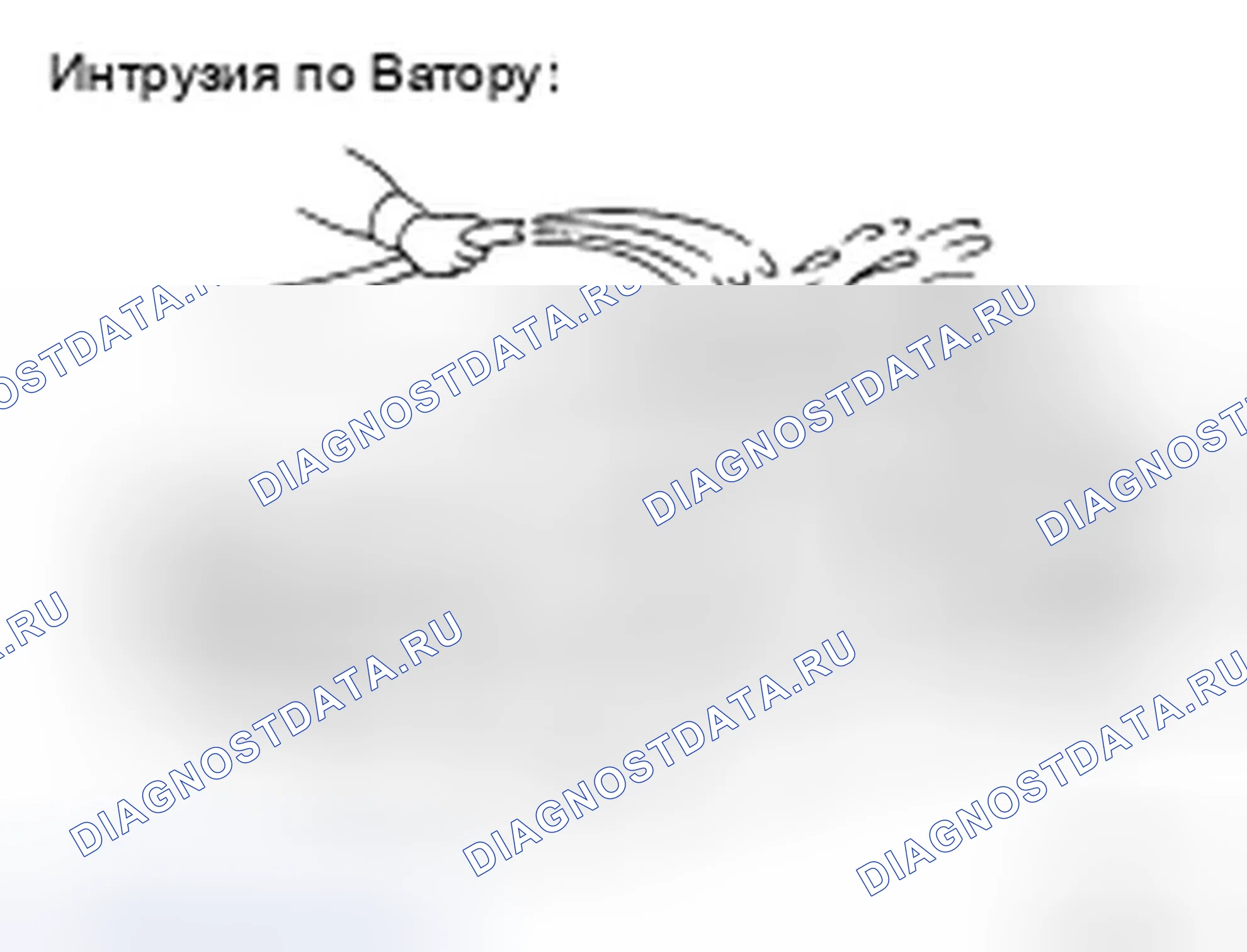 Рис. 47: Проникновение воды. Infiniti FX45 I рестайлинг