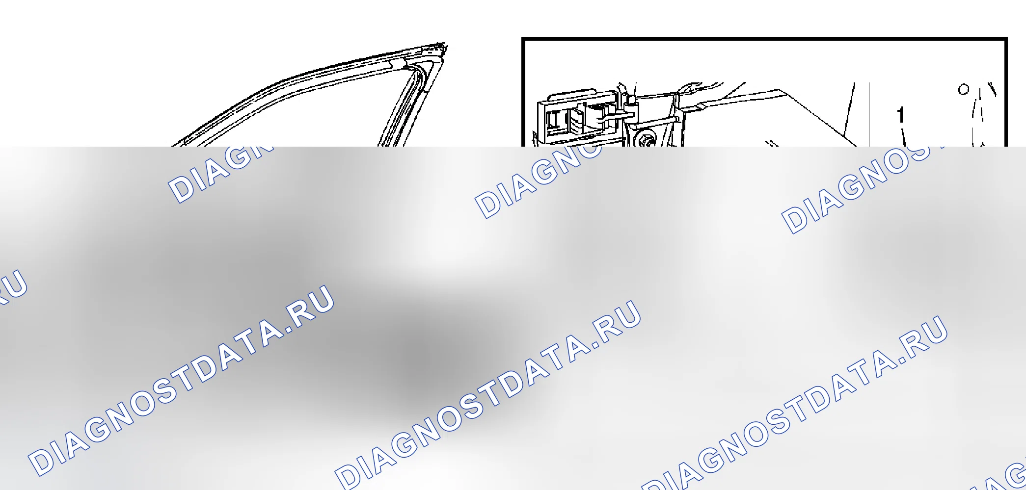 Рис. 77: Замена кронштейна подлокотника. Cadillac DTS I