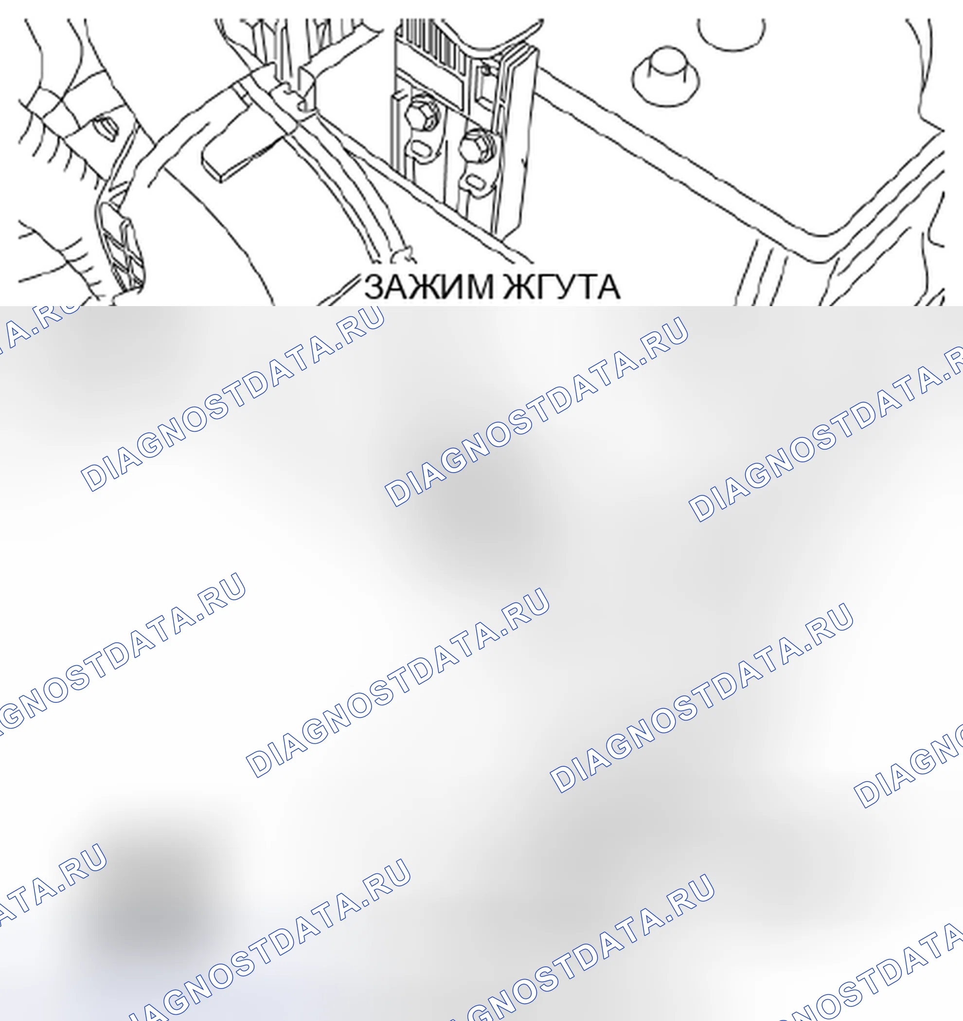 Рис. 181: ДЕМОНТАЖ / МОНТАЖ ЭЛЕМЕНТА ВОЗДУХООЧИСТИТЕЛЯ [SKYACTIV-G 2.0]. Mazda 3 BL рестайлинг