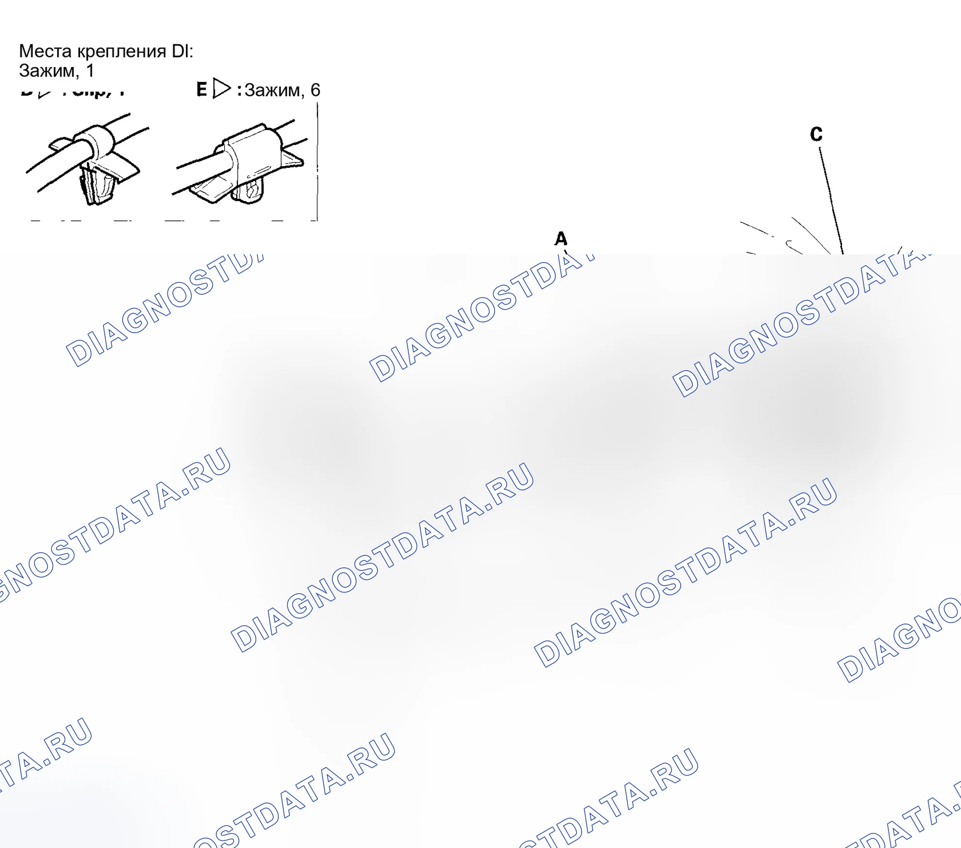 Рис. 2: Замена кабеля открывателя капота. Honda S2000 AP1