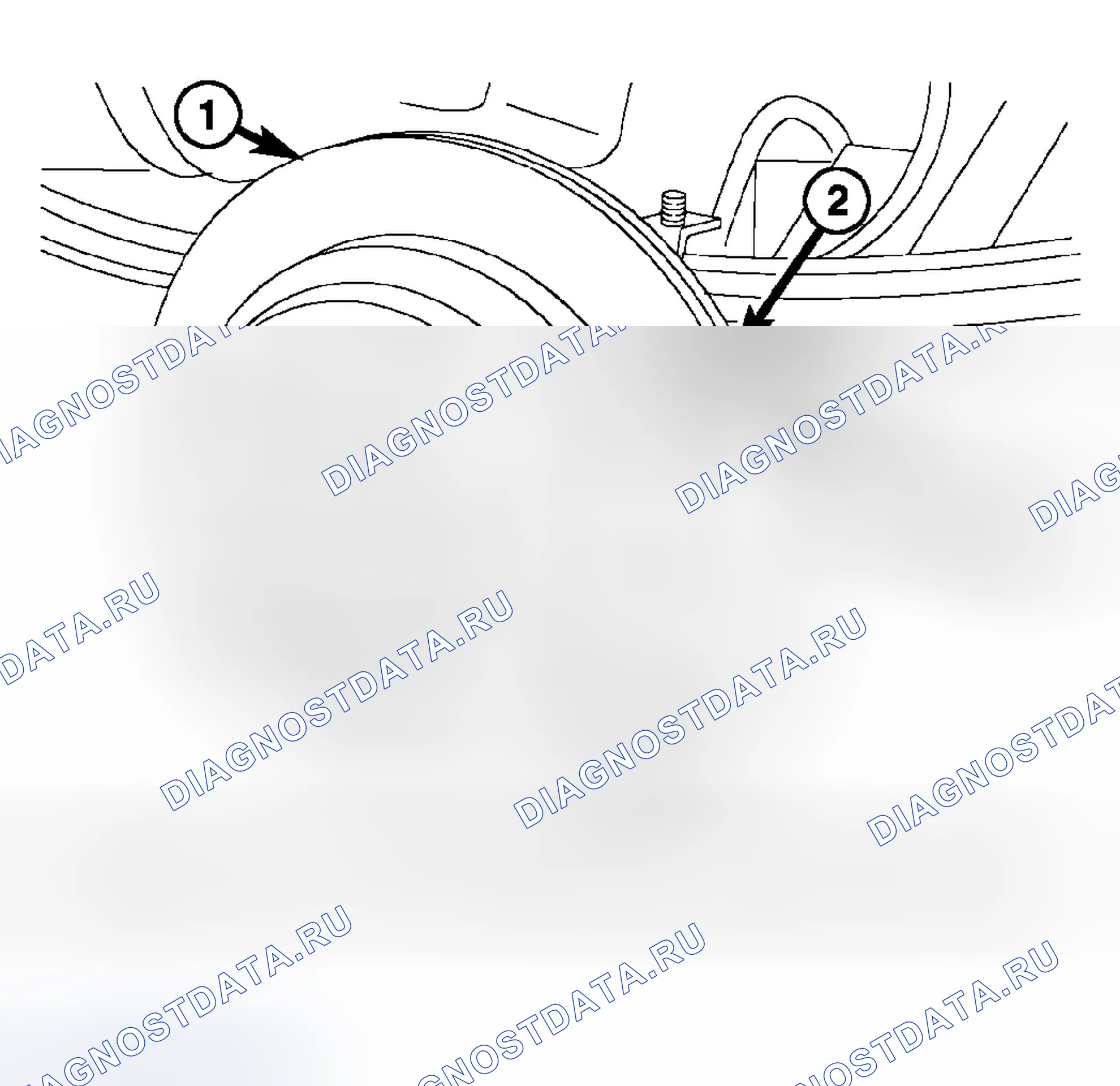 Рис. 190: ДЕМОНТАЖ. Dodge Pickup R2500 
