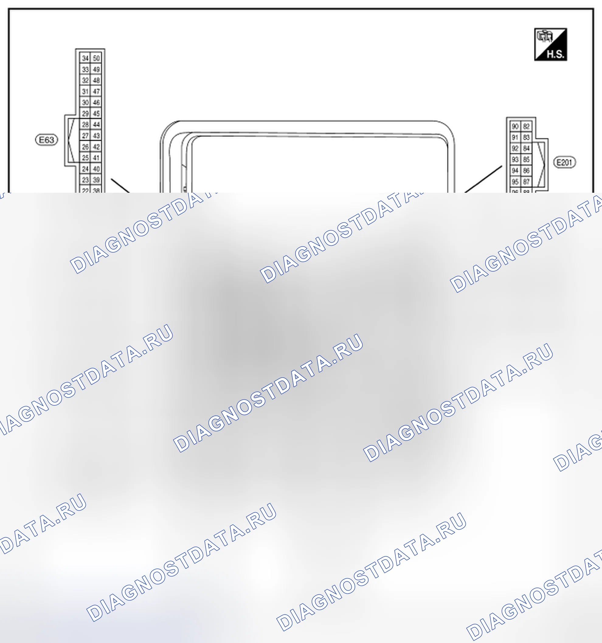 Рис. 9: РАСПОЛОЖЕНИЕ КЛЕММ. Nissan Altima L33