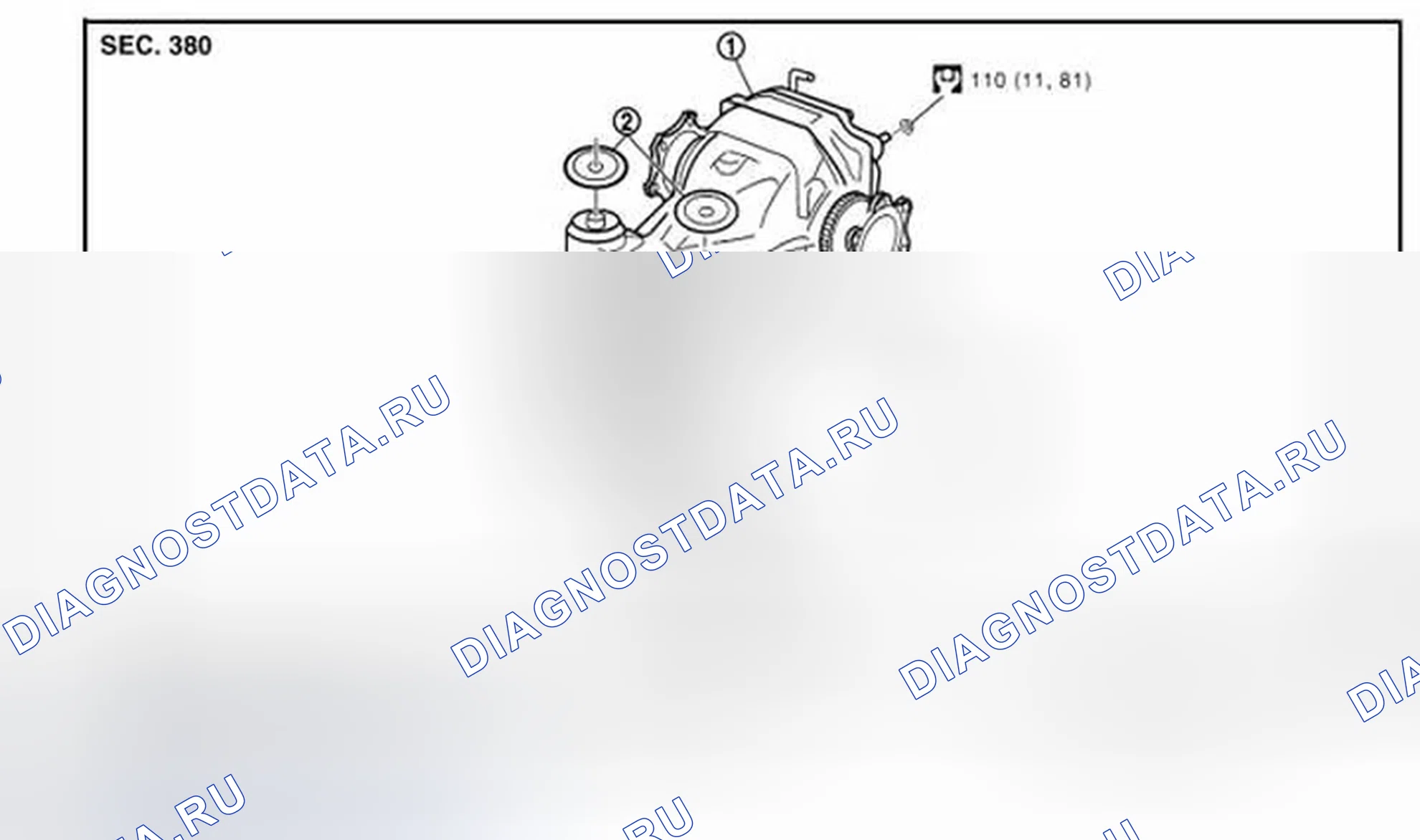 Рис. 675: M / T: Разнесенный вид. Infiniti G37 IV рестайлинг