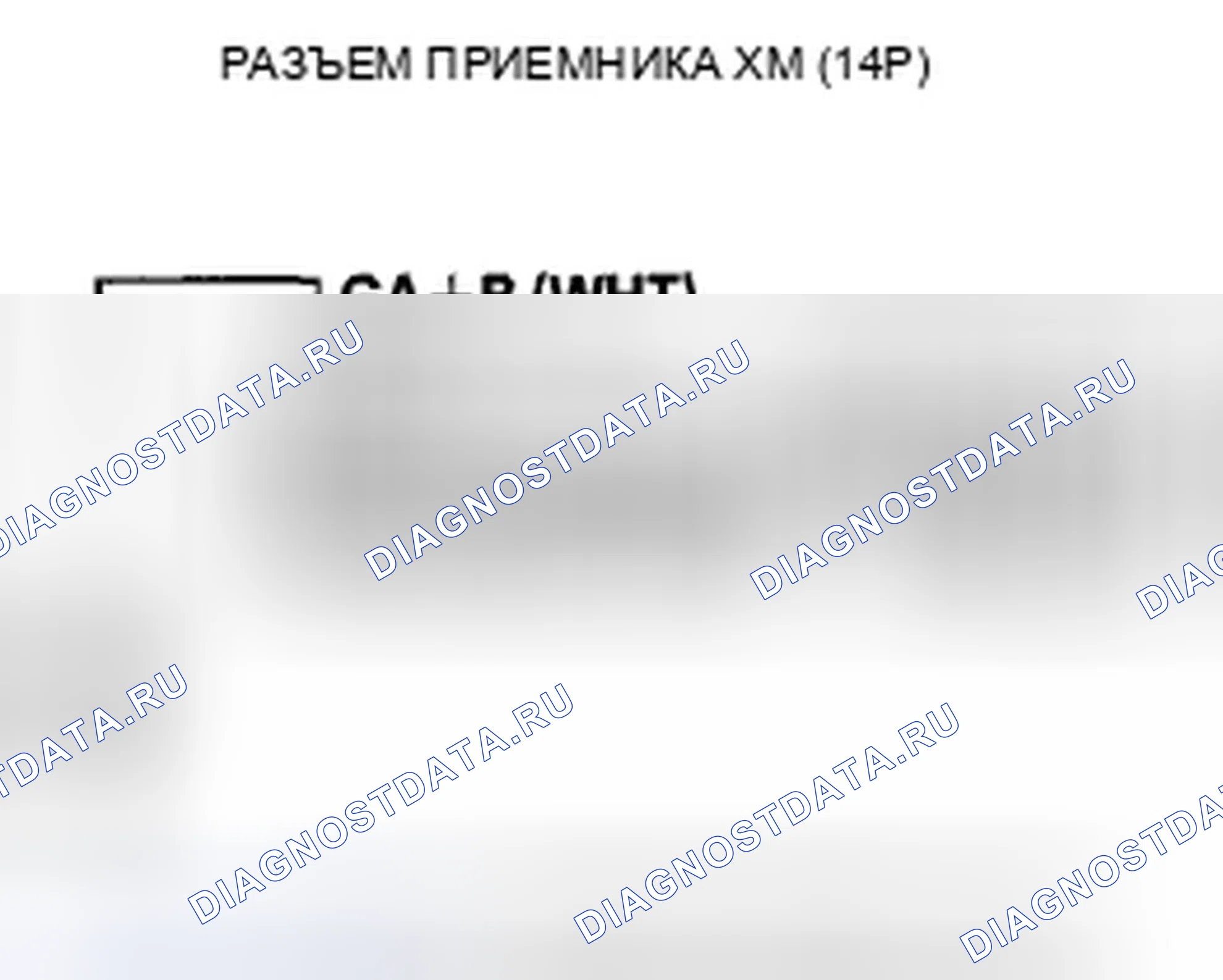 Рис. 210: Радиодисплей Xm пуст и информация о станции не отображается. Honda Crosstour I