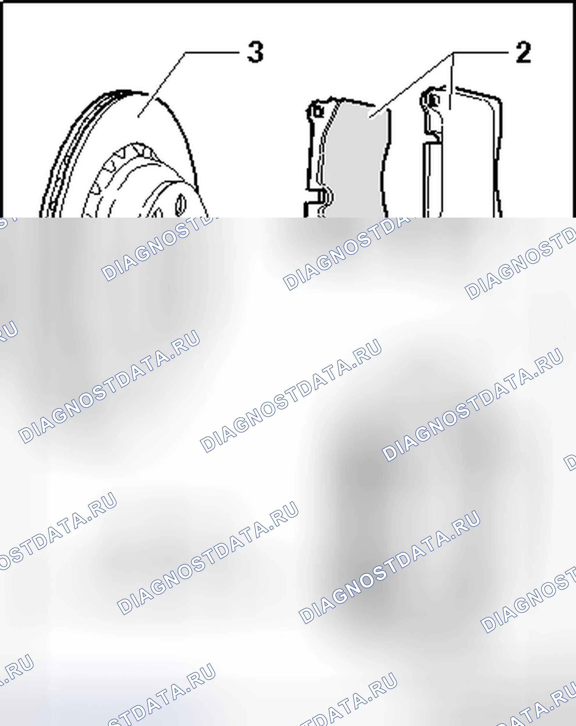 Рис. 2: ПЕРЕДНИЕ ТОРМОЗА, BREMBO 17 ДЮЙМОВ. Volkswagen Touareg II