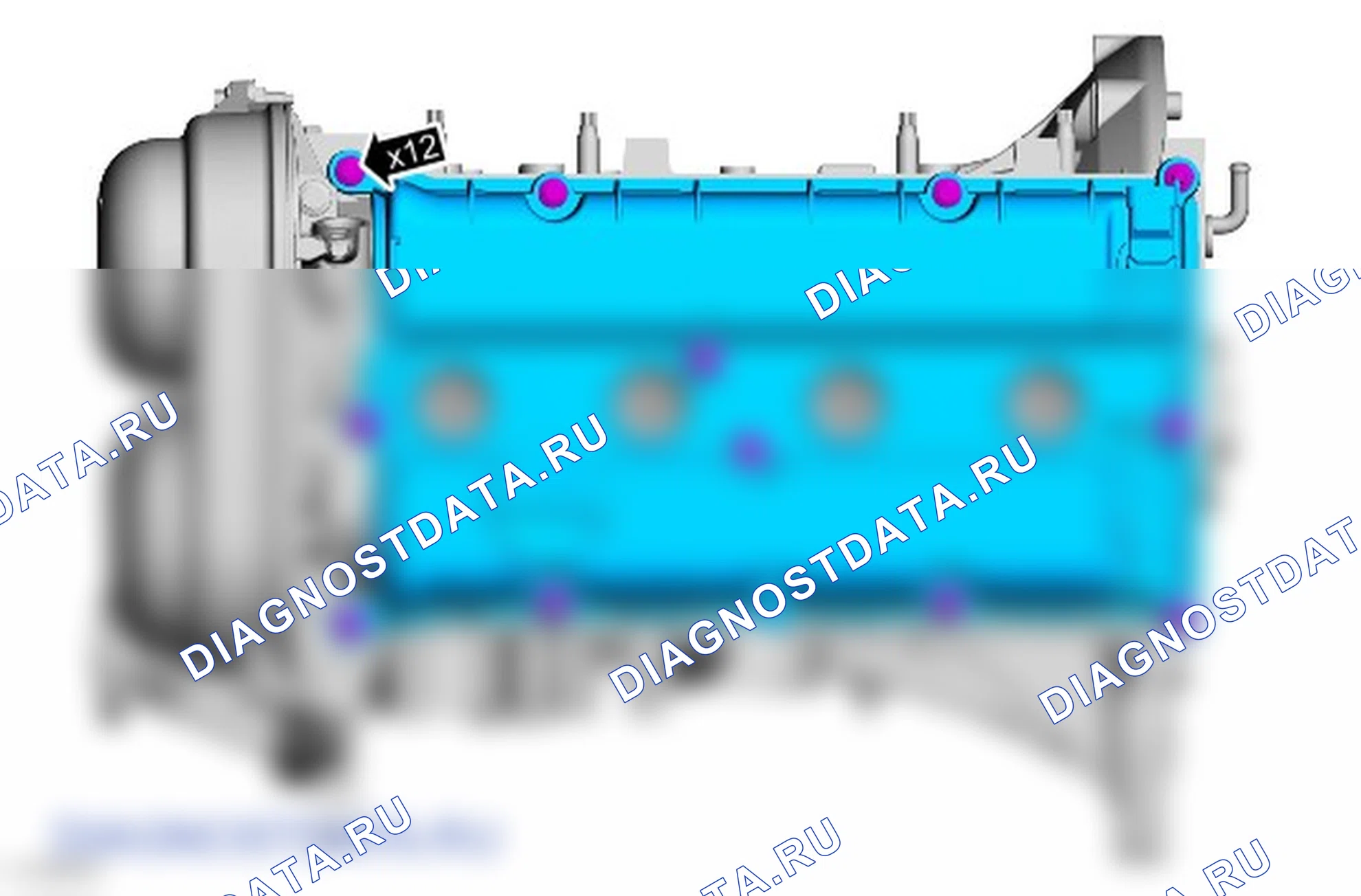 Разборка двигателя. Ford Grand C-MAX II