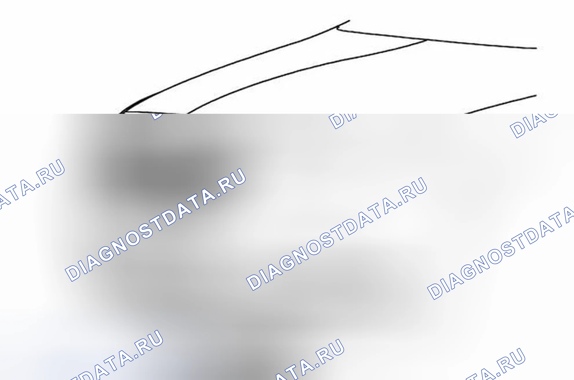 Рис. 14: Замена передней бампера Fascia внешней вставки. Buick Regal V