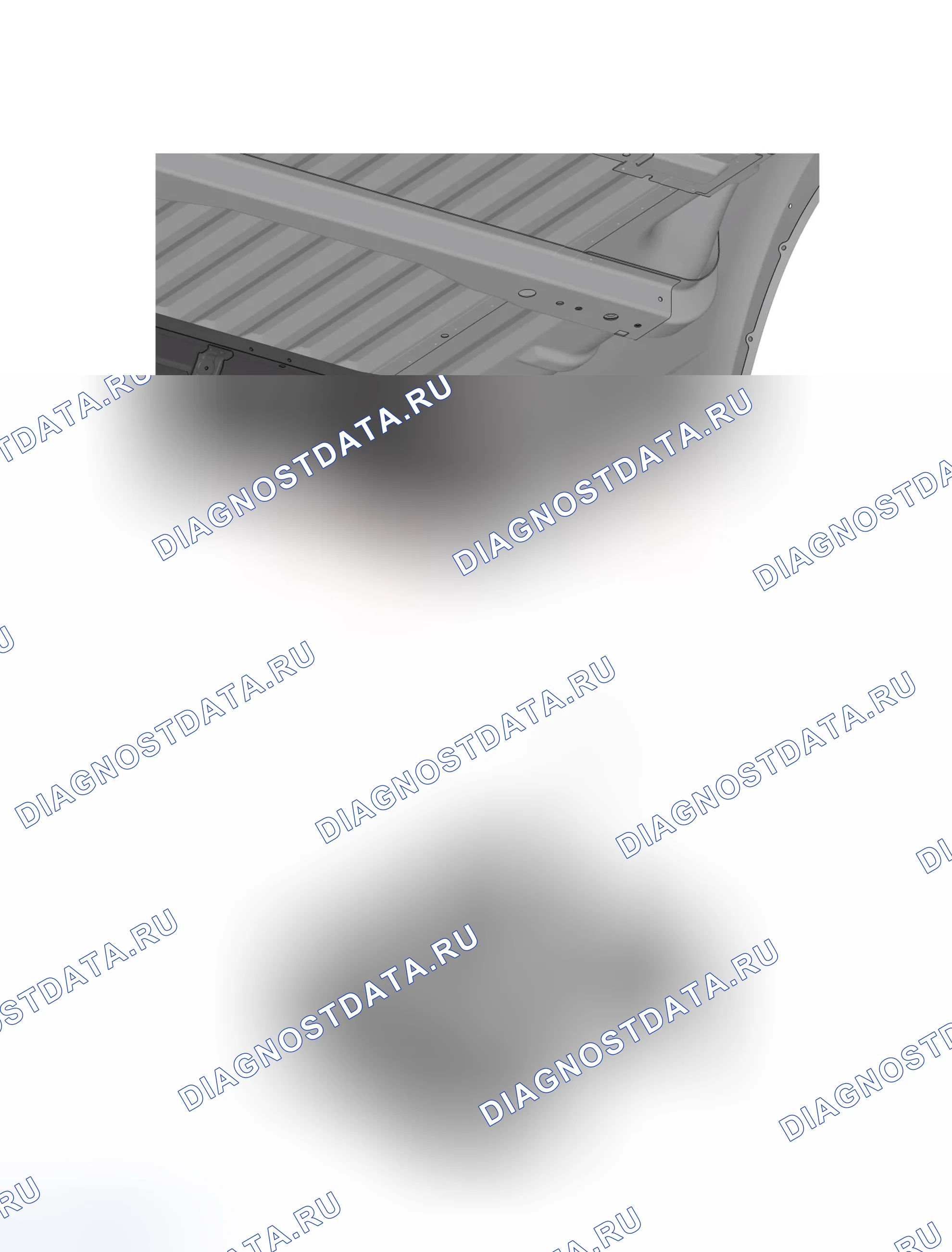 Задняя поперечная балка коробок — Great Wall Wingle-5. Great-Wall Wingle 5 I