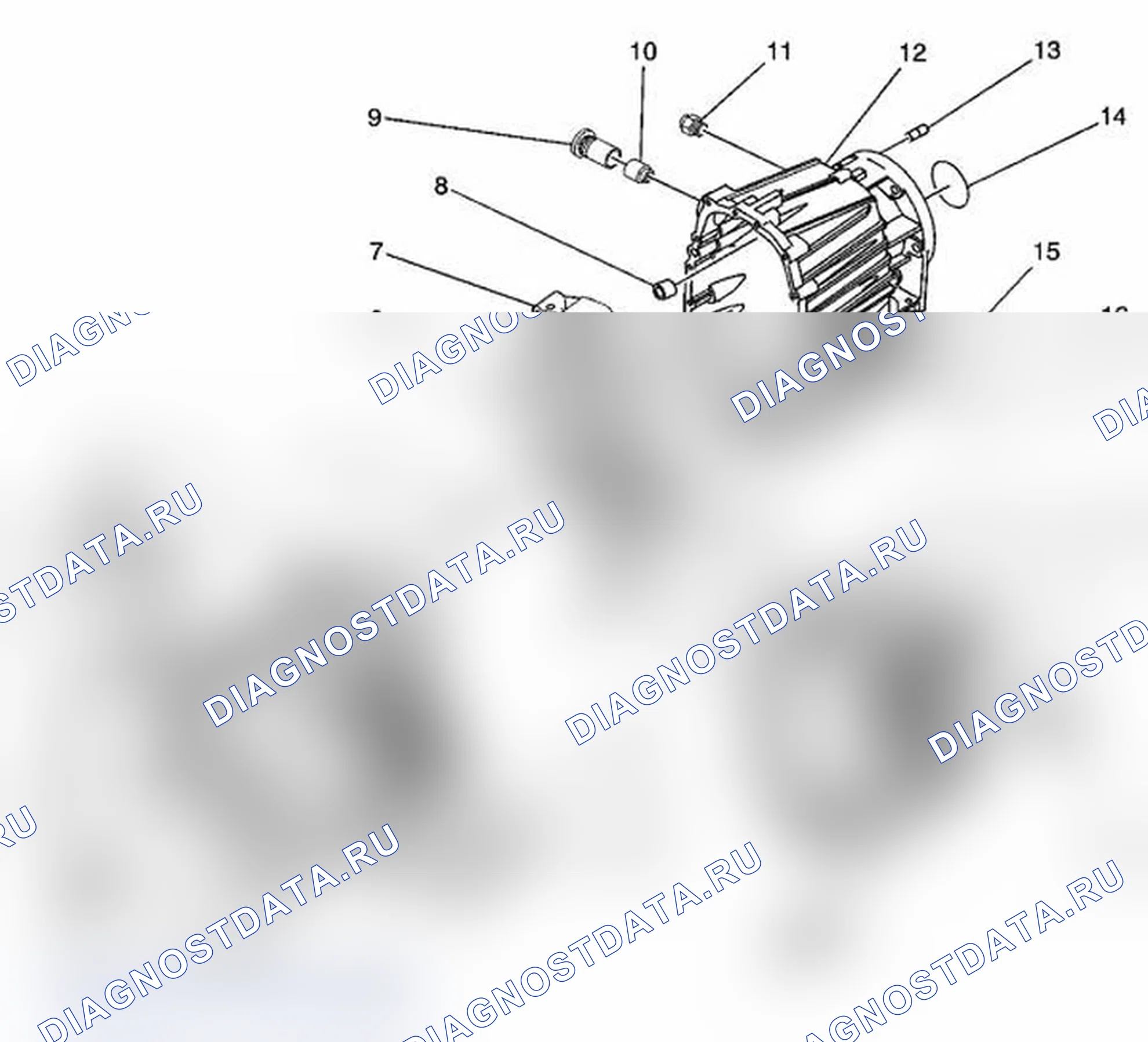Рис. 16: Виды в разобранном виде. Chevrolet Cab & Chassis Silverado 3500 