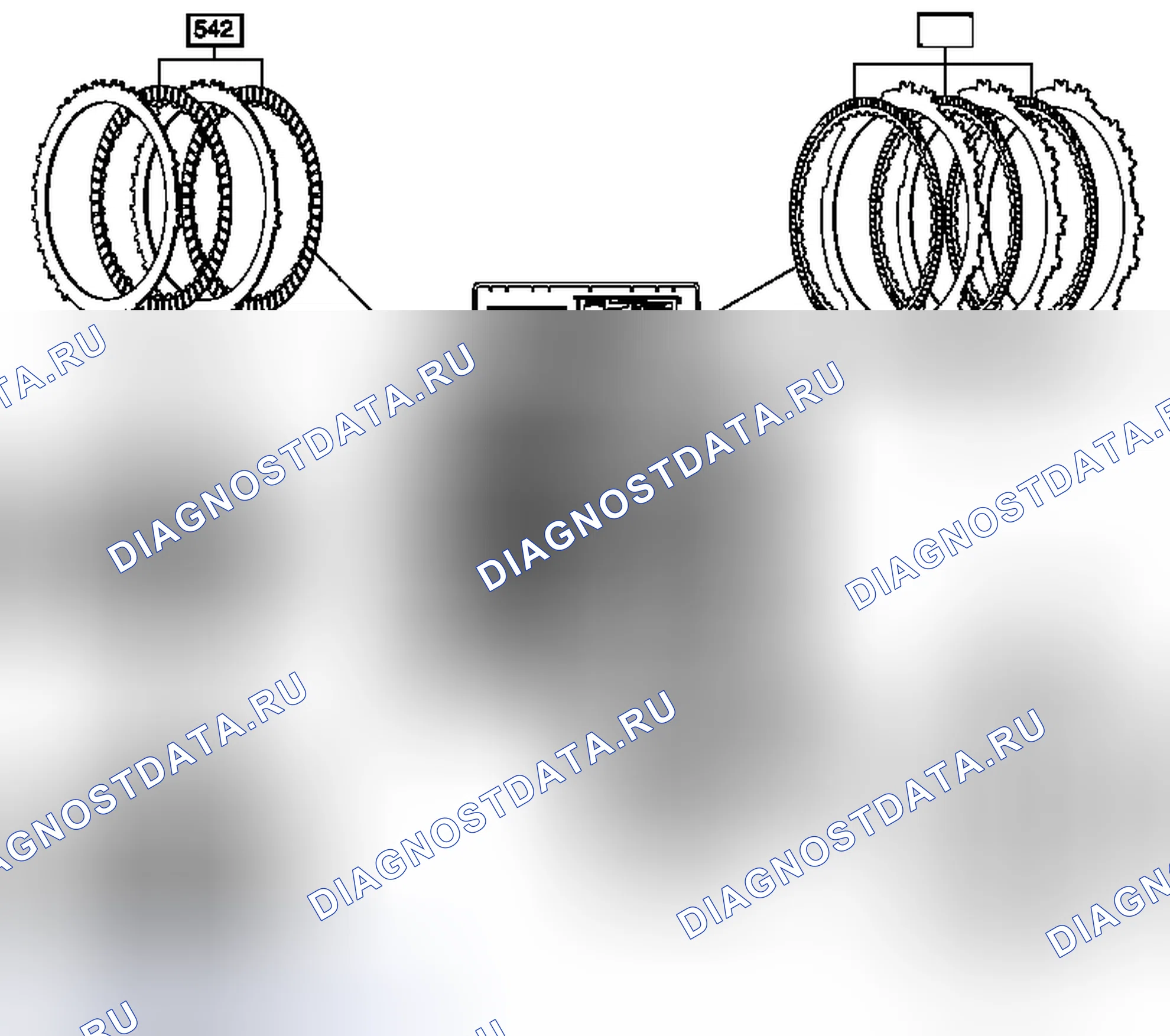 Рис. 63: Пакет дисков сцепления (Gen 2) 24260695. Chevrolet Orlando I