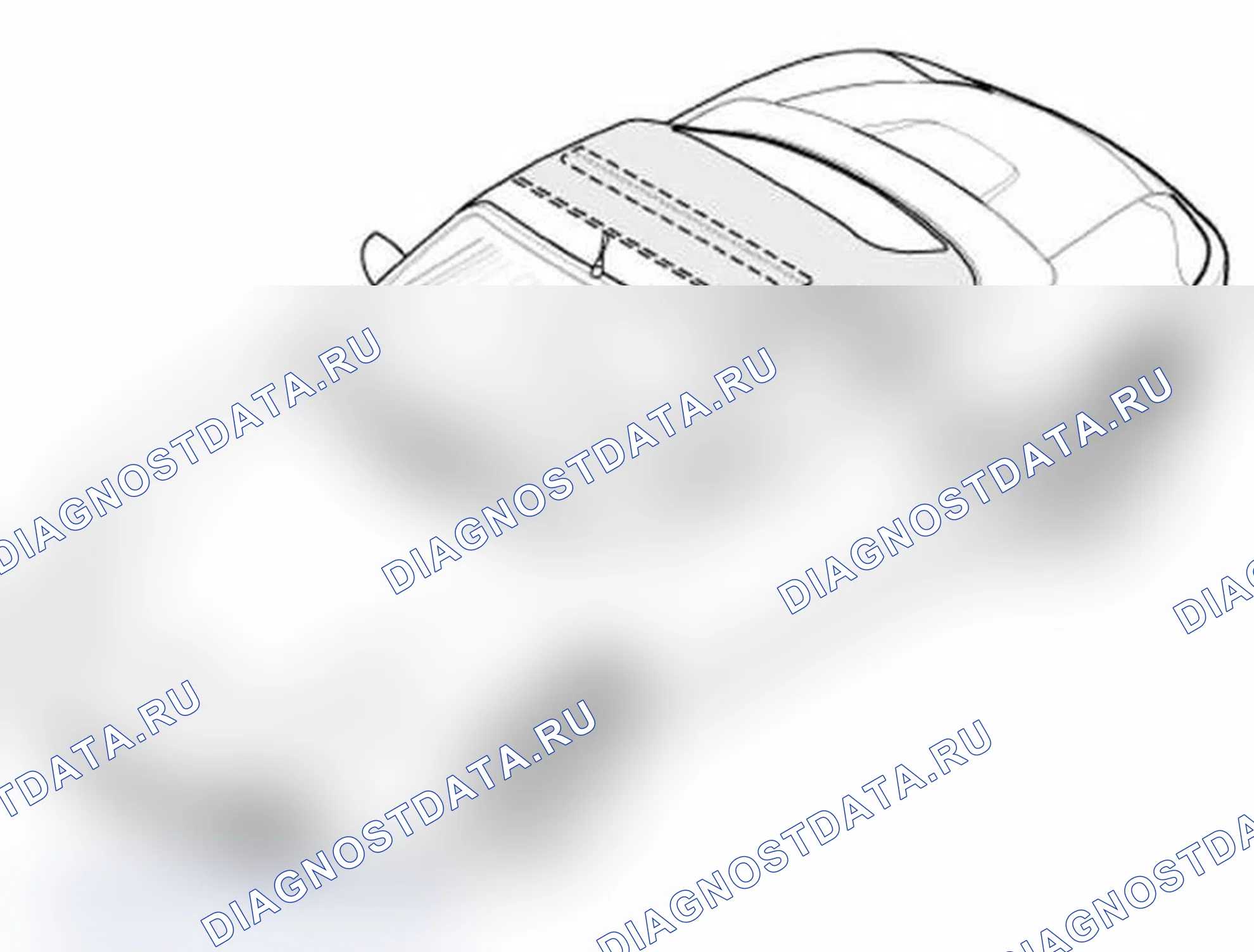 Рис. 13: Снятие и установка облицовки крыши. Porsche Boxster S 986