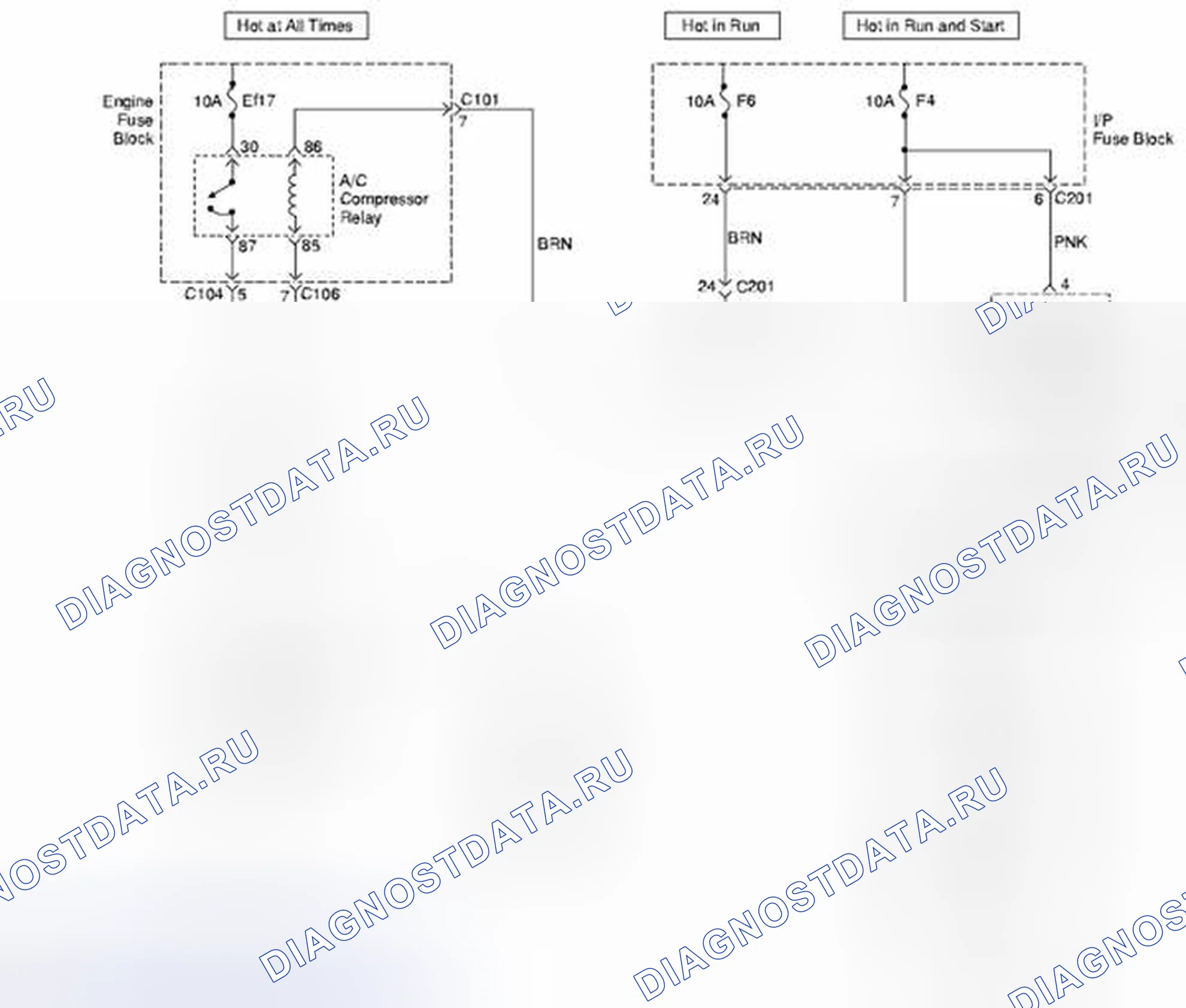 Рис. 31: Схема ручного управления A / C (2 из 2). Suzuki Reno I