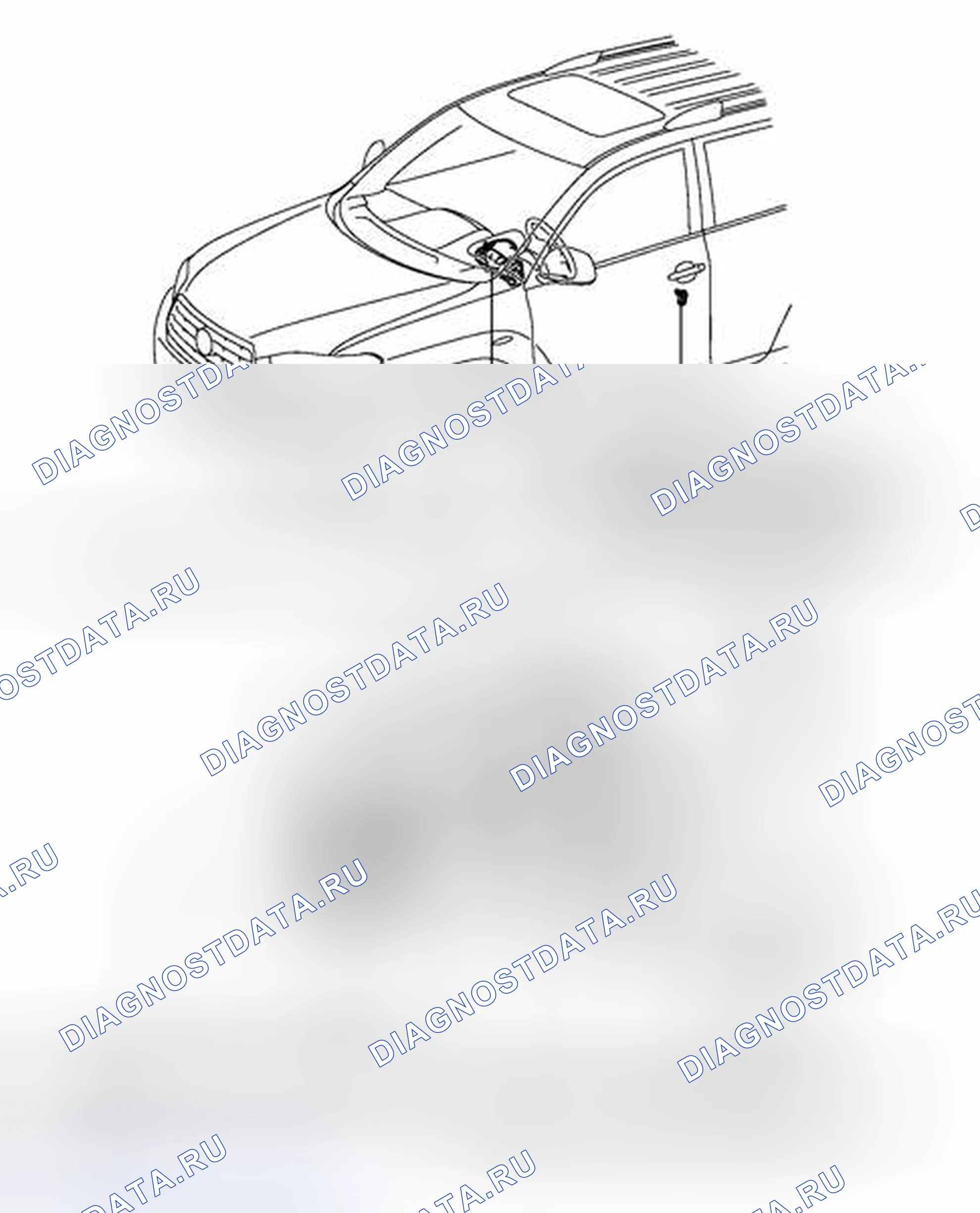Рис. 291: ИЛЛЮСТРАЦИЯ. Toyota Highlander II рестайлинг