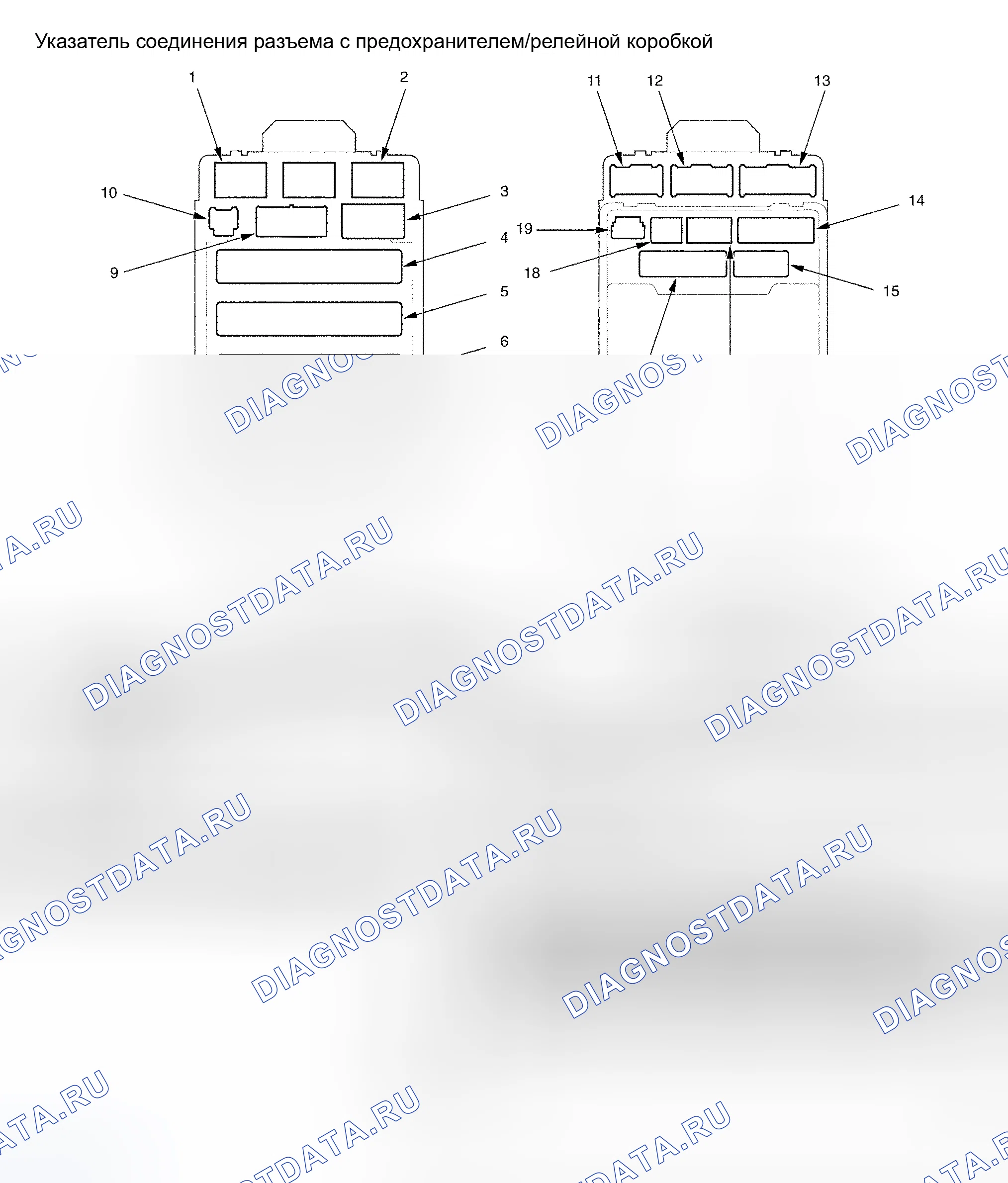 Рис. 190: ГРАФИКИ РАСПОЛОЖЕНИЯ КОМПОНЕНТОВ. Honda Civic VIII рестайлинг