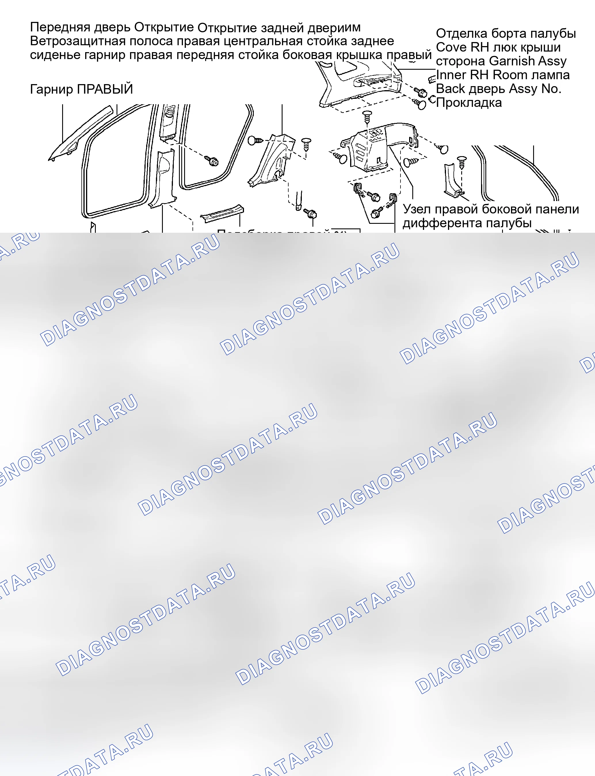 Рис. 40: КОМПОНЕНТЫ. Lexus RX II