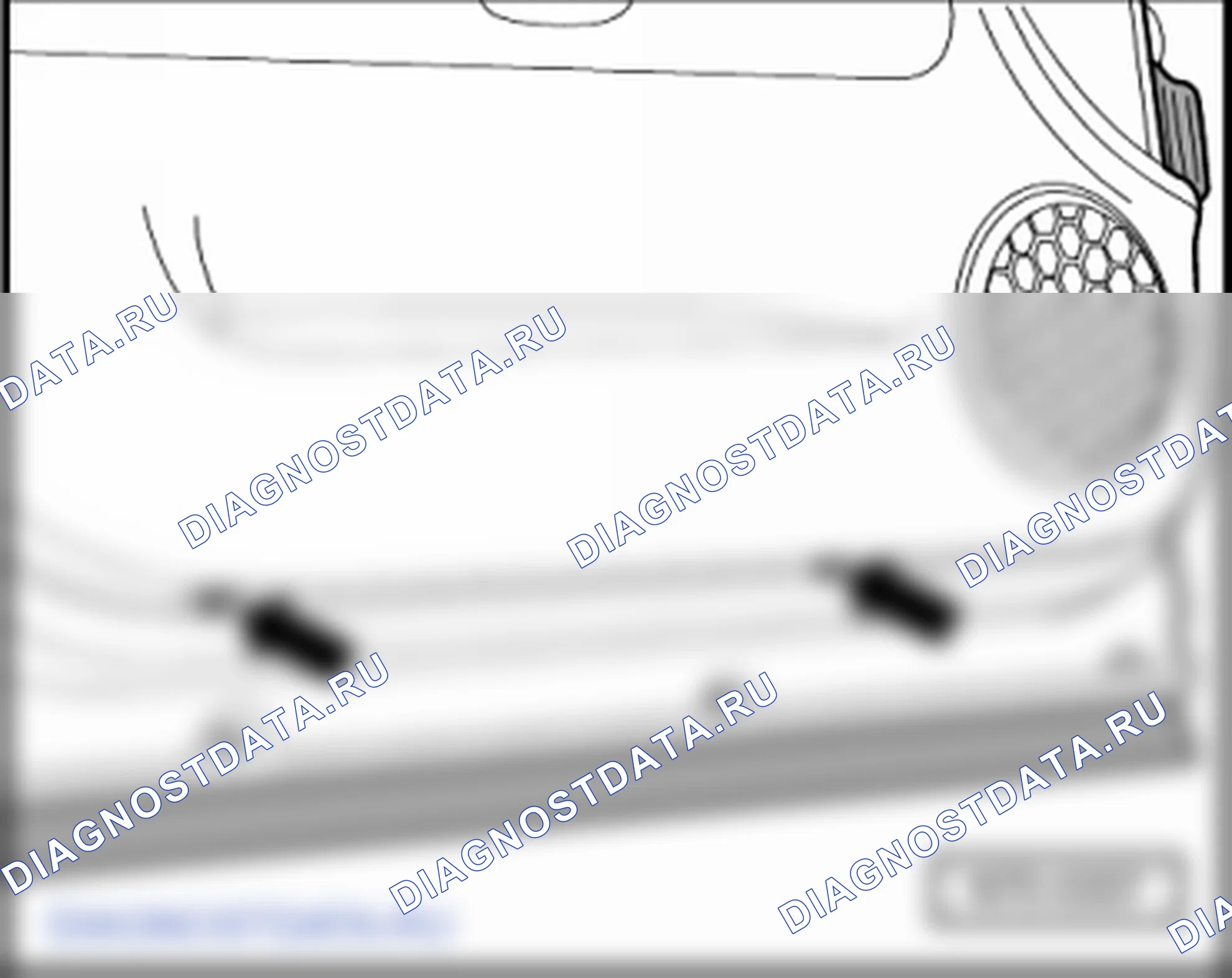 Молдинги дверей. Skoda Superb I