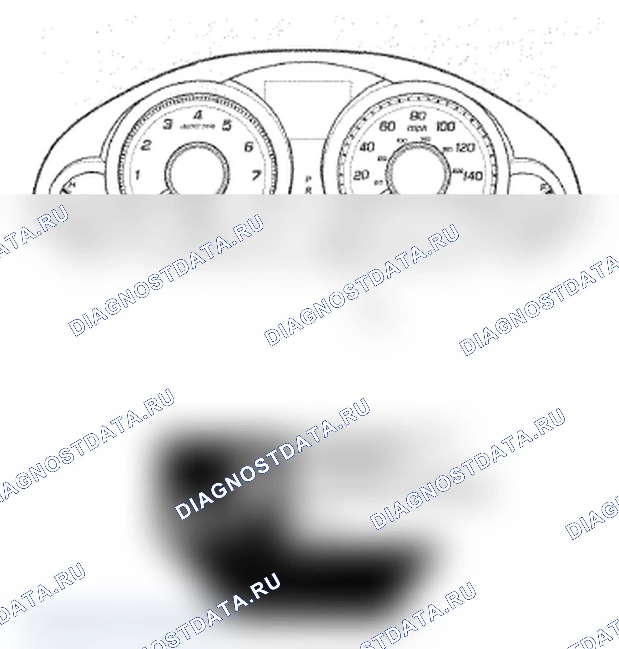 Рис. 132: Индикатор информационной системы слепых зон (BSI). Acura TL IV рестайлинг