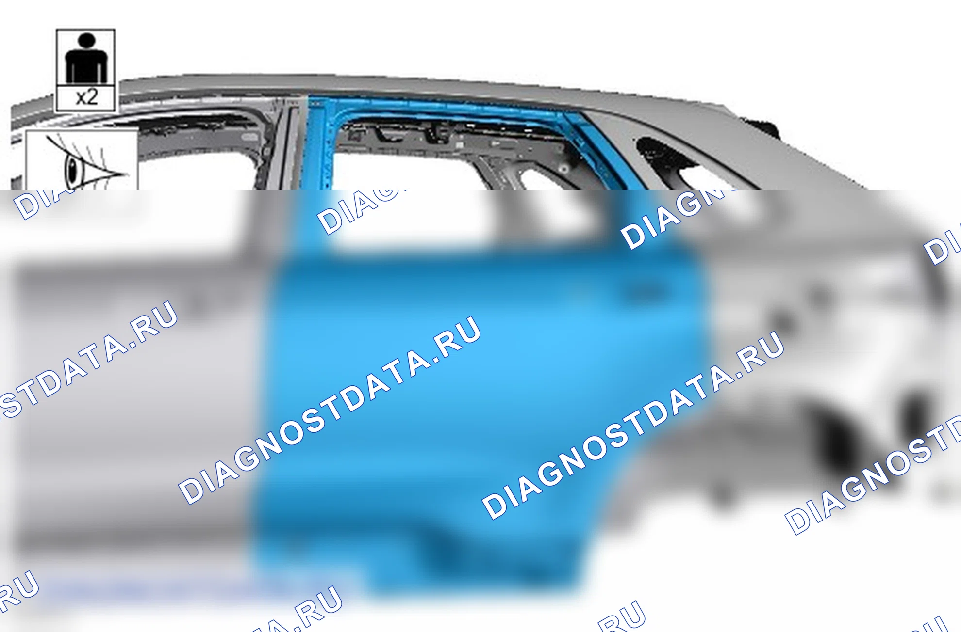 Как снять и установить панель обшивки задней двери. Ford Edge II