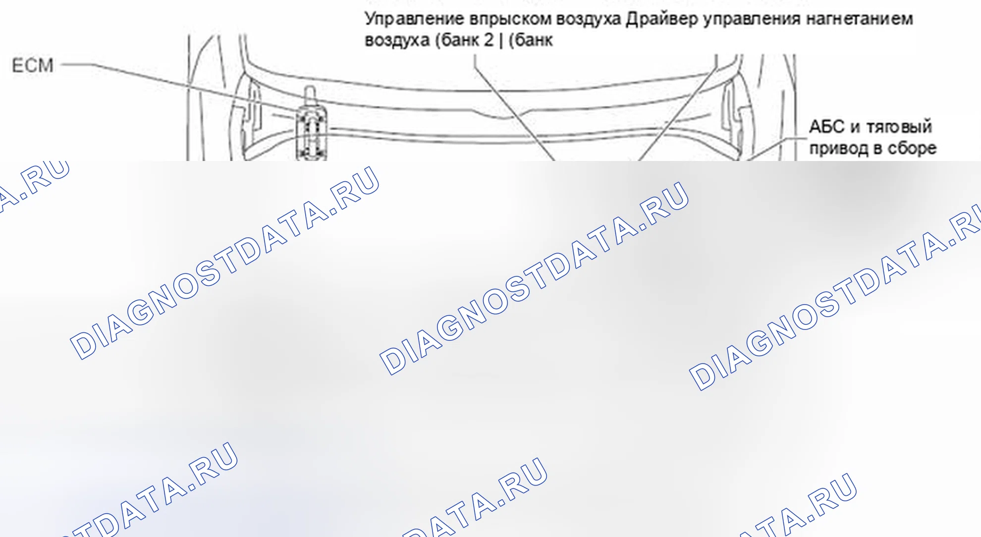 Рис. 181: Моторный отсек. Toyota Sequoia II рестайлинг