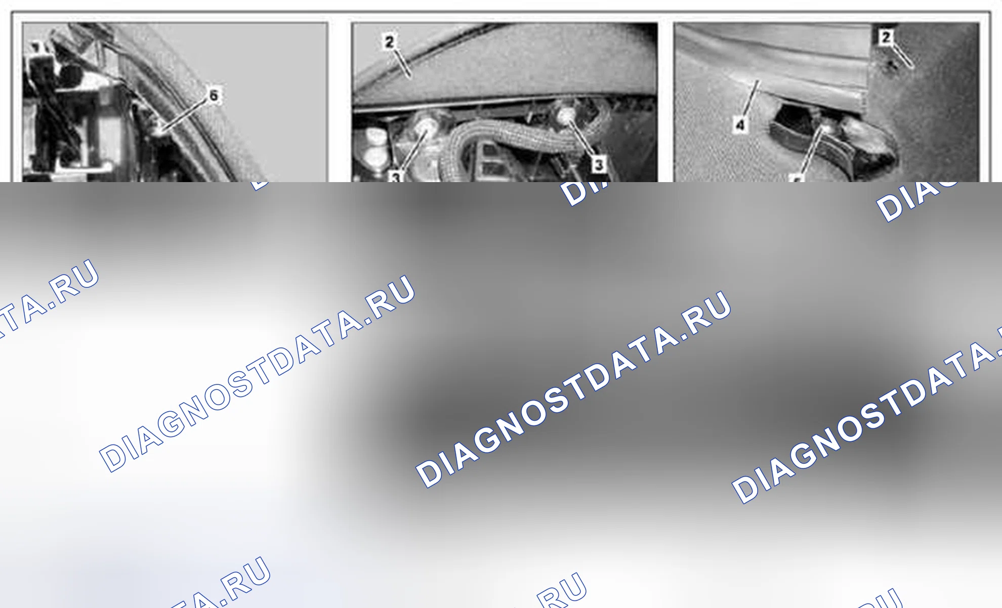 Рис. 37: Снять / установить пробку кассеты с мягким верхом - AR77.30-P-1110MCU. Kia Soul I