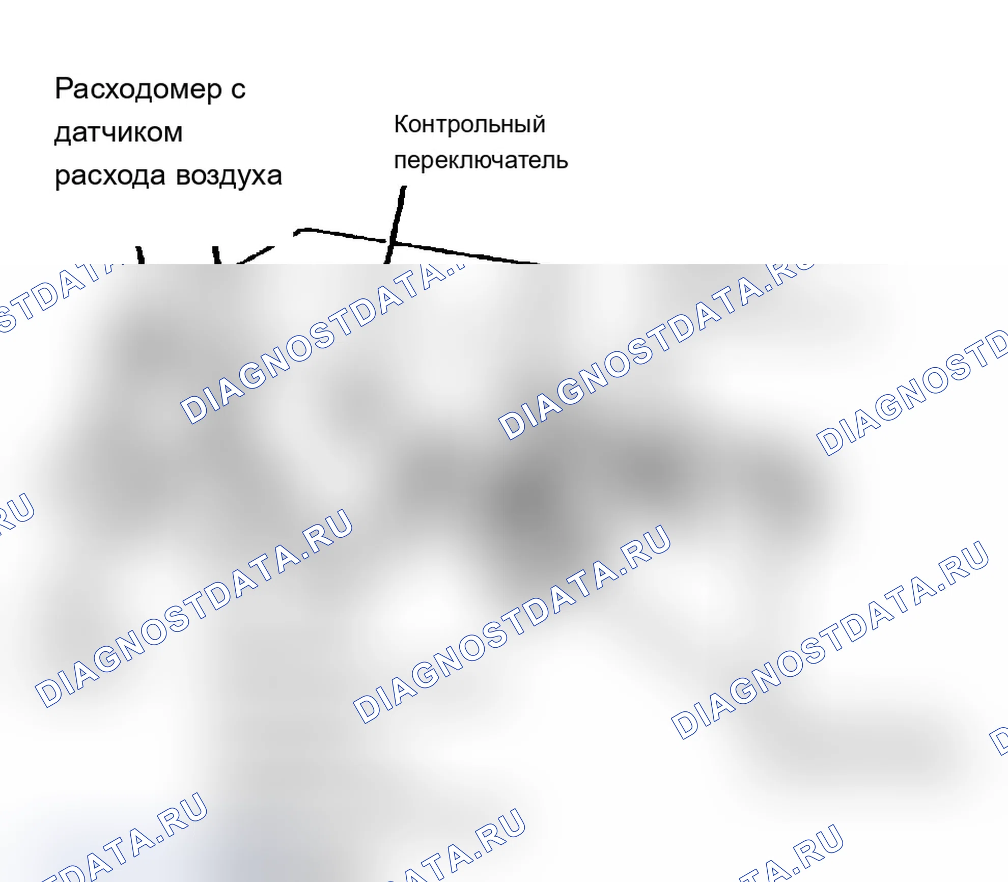 Рис. 31: Средство проверки для тестирования системы ECI Mitsubishi FBC используется с соединителем жгута FBC.. Mitsubishi Mirage II