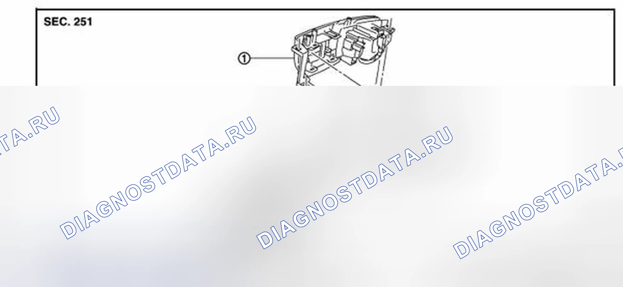 Рис. 4: Разнесенный вид. Infiniti Q70 I рестайлинг