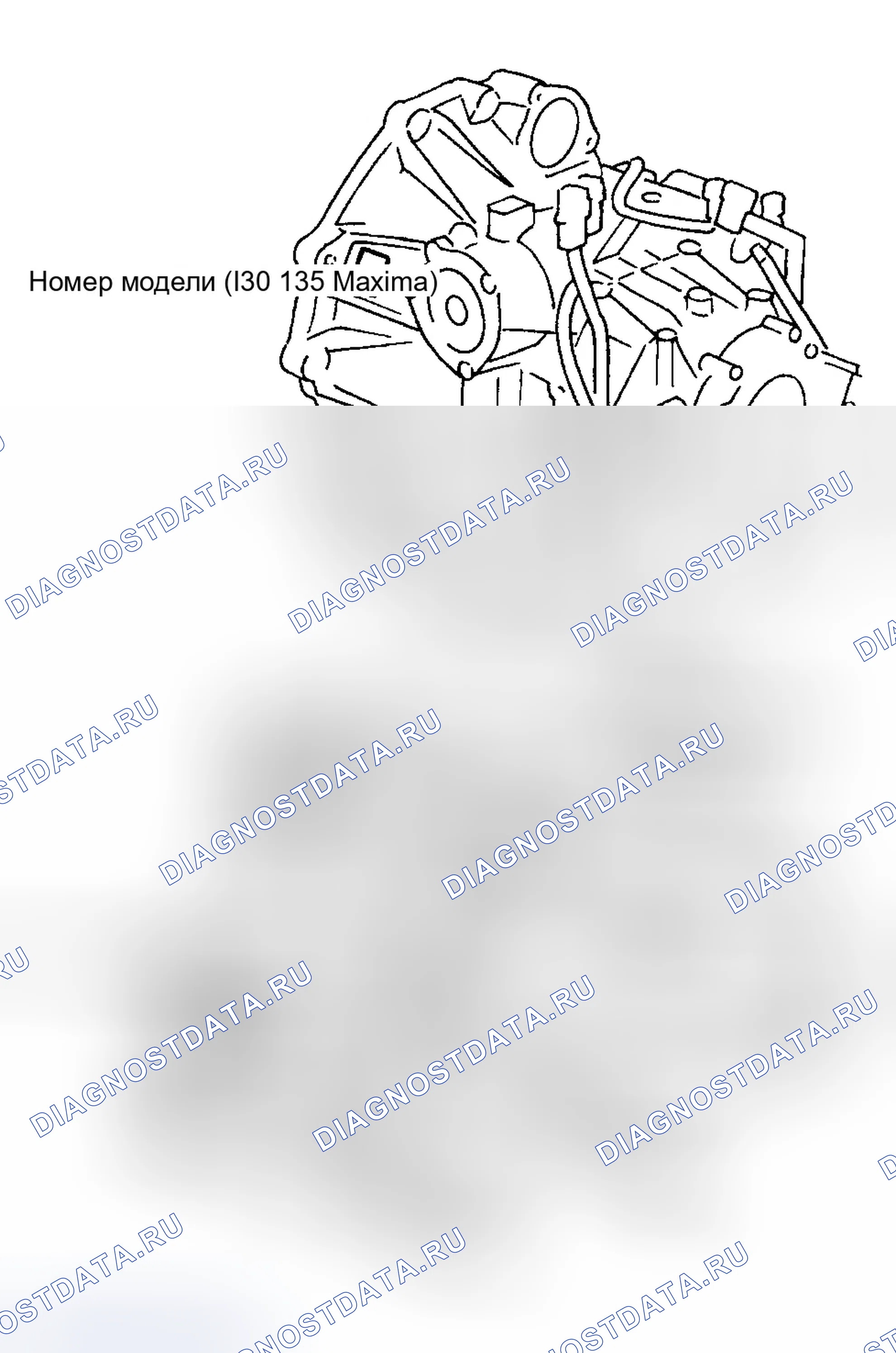 Рис. 7: ИДЕНТИФИКАЦИЯ. Infiniti I35 II