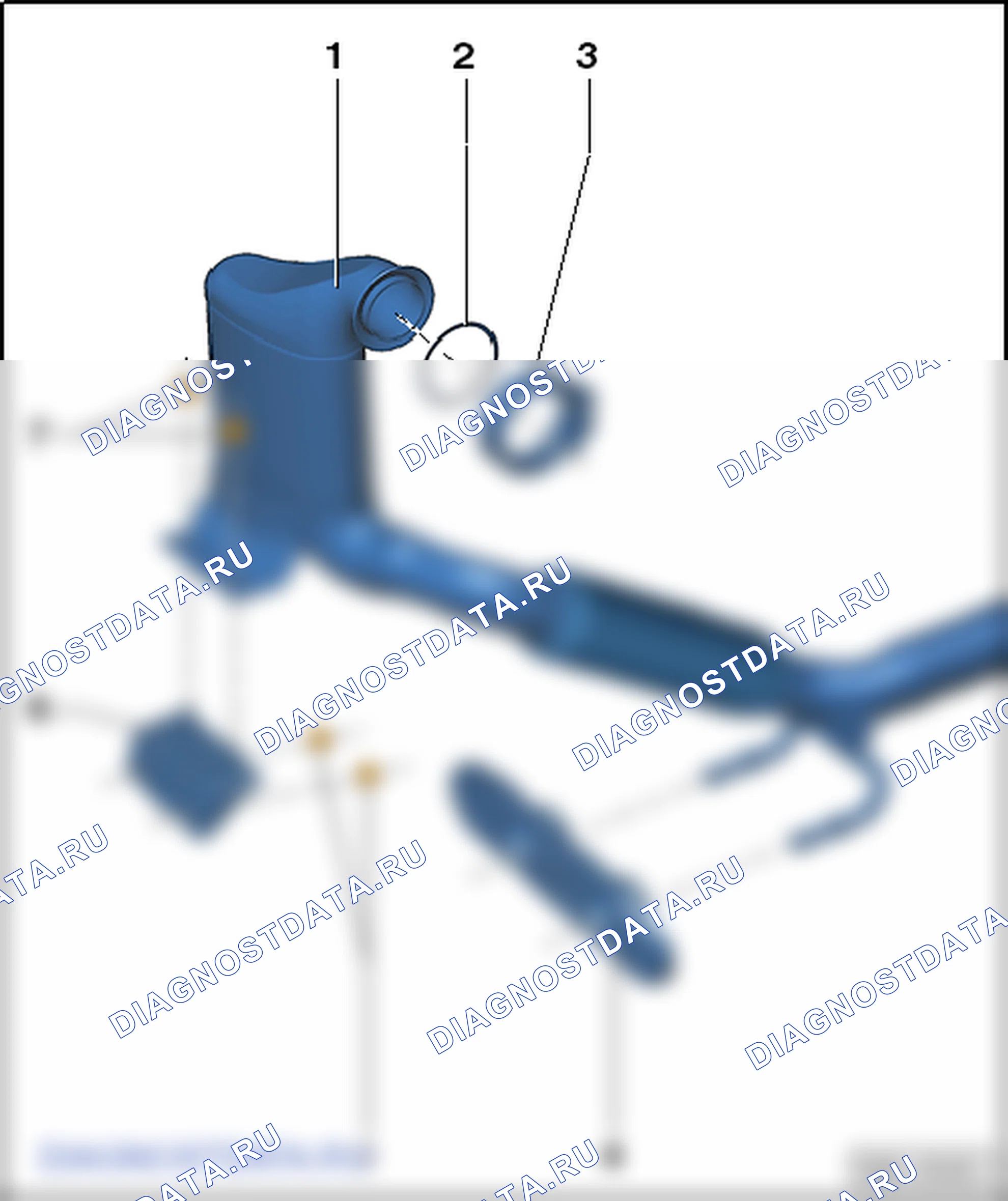 Система нейтрализации ОГ (4-цил. дизельный двигатель (1,6 л 4V, TDI Common Rail)). SEAT Altea I