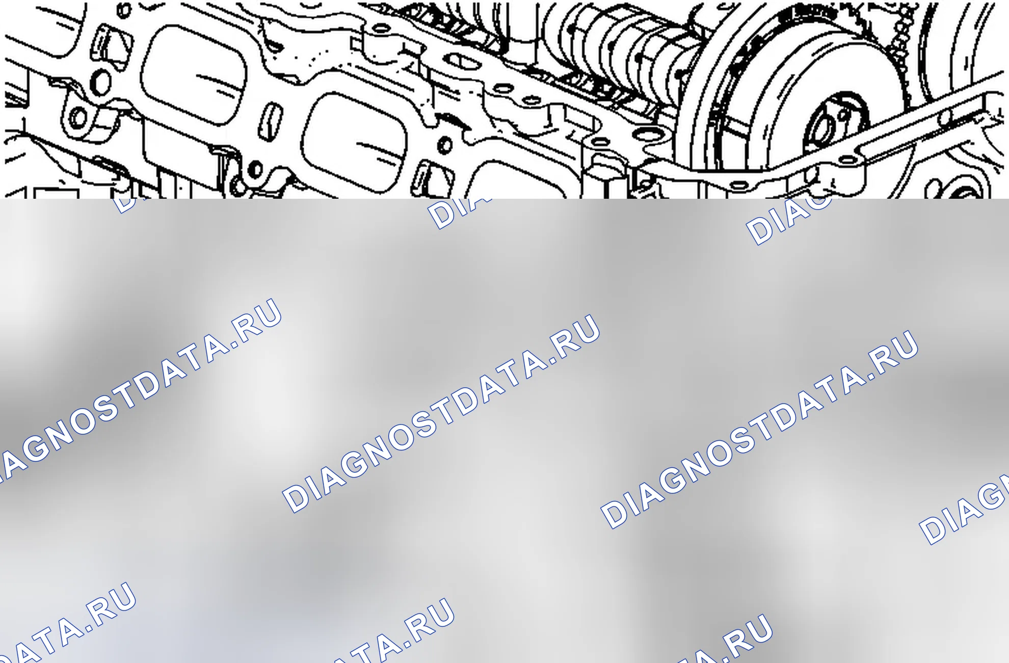 Рис. 159: Трубопровод и фитинг для продувки двигателя. Chevrolet Malibu VIII рестайлинг