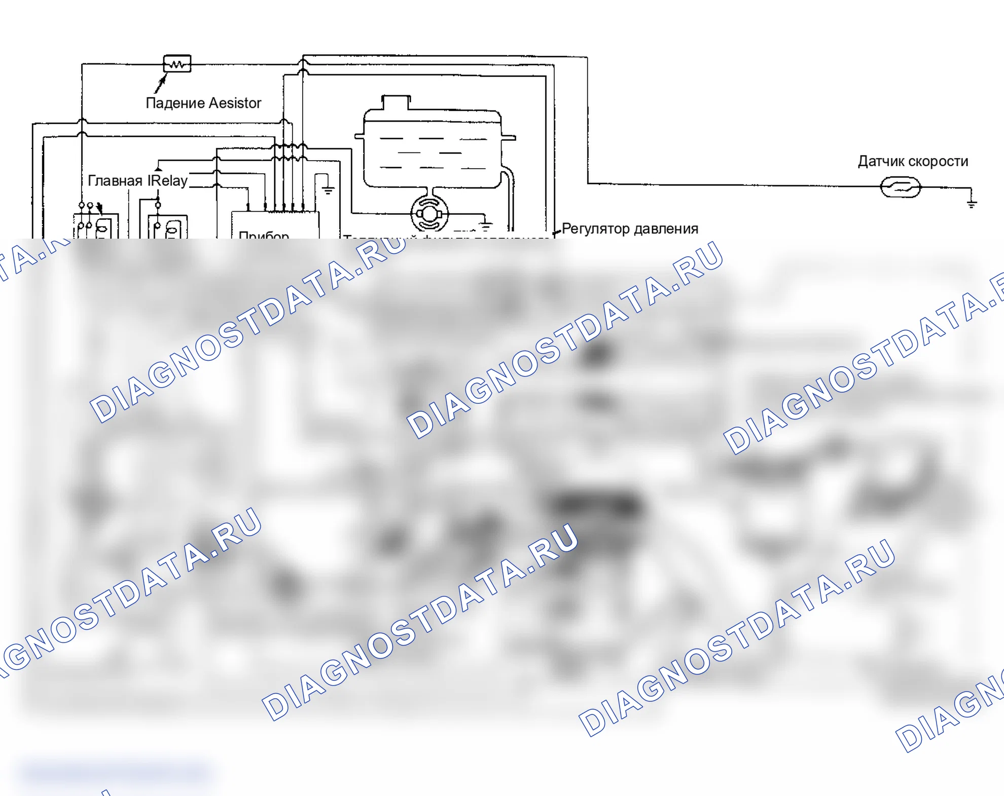 Рис. 24: Диаграмма импульсного (I-TEC) контроля выбросов (кроме Turbo). Isuzu Impulse I