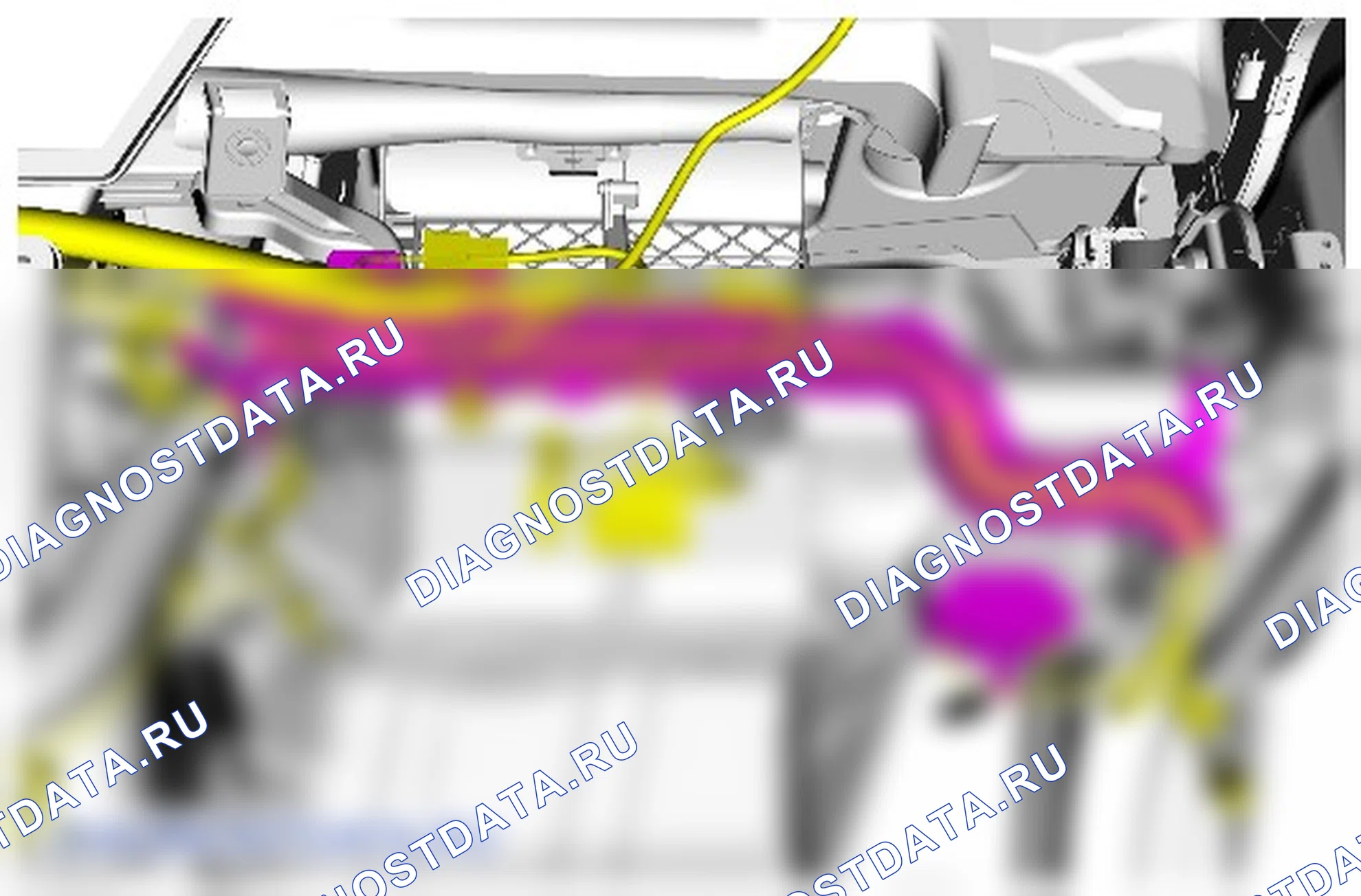 Как снять и установить жгут электропроводки панели приборов. Ford Transit Custom I