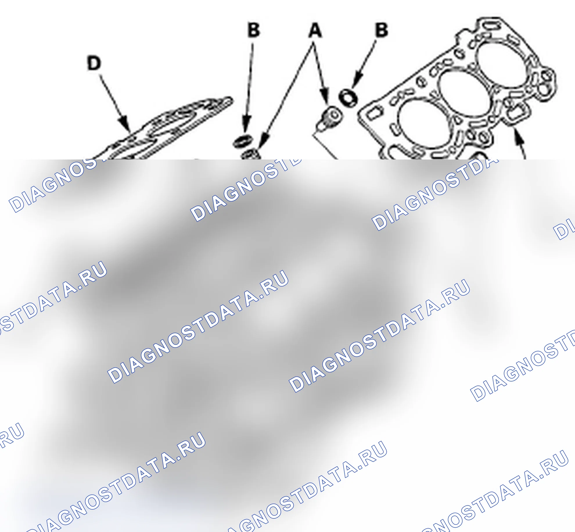 Рис. 167: Установка головки цилиндров. Acura TL IV