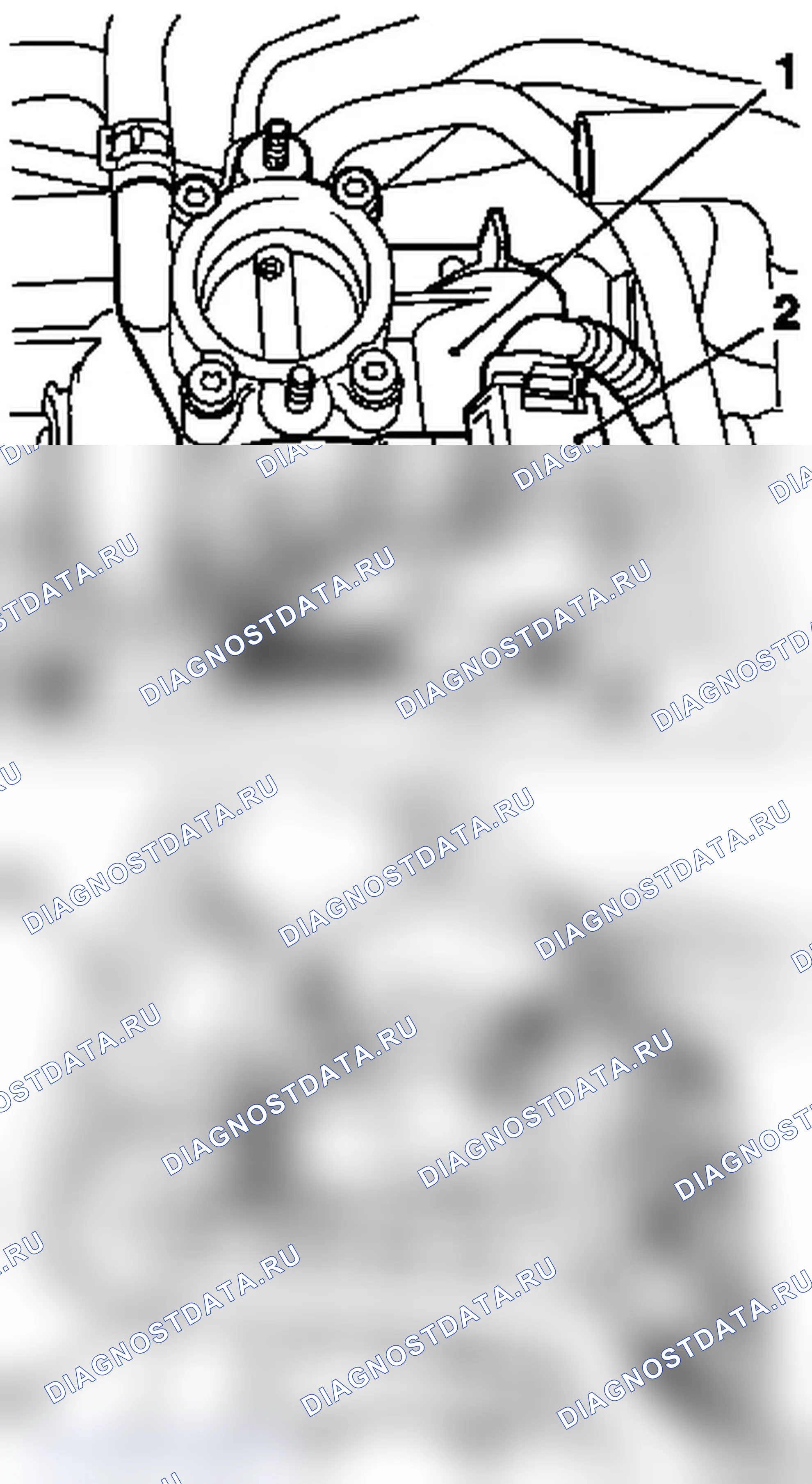 Снять и установить впускной патрубок (Z 12 XE, Z 14 XEP). Opel Astra G