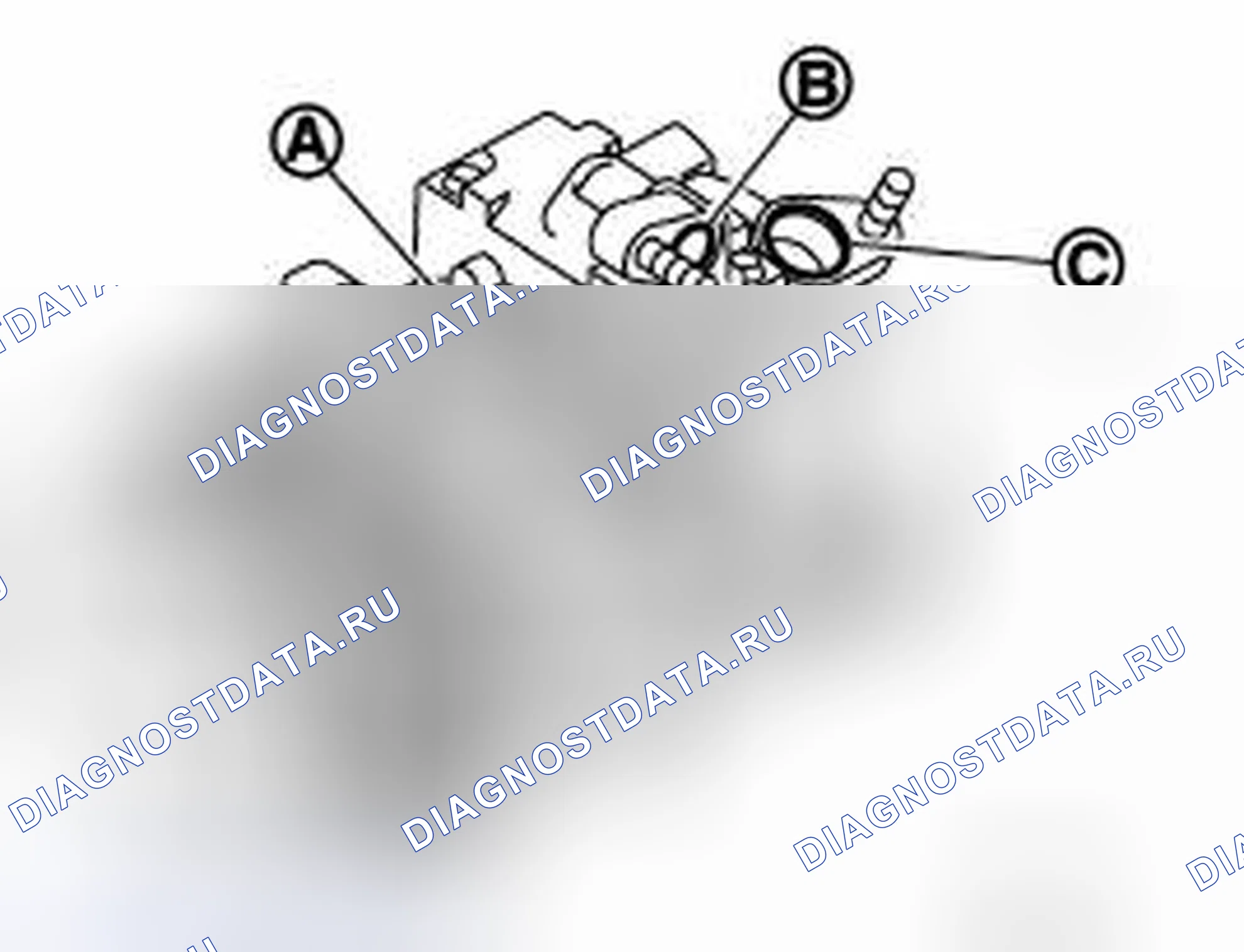 Рис. 8: Процедура регулировки смазки для замены компрессора. Honda MDX I