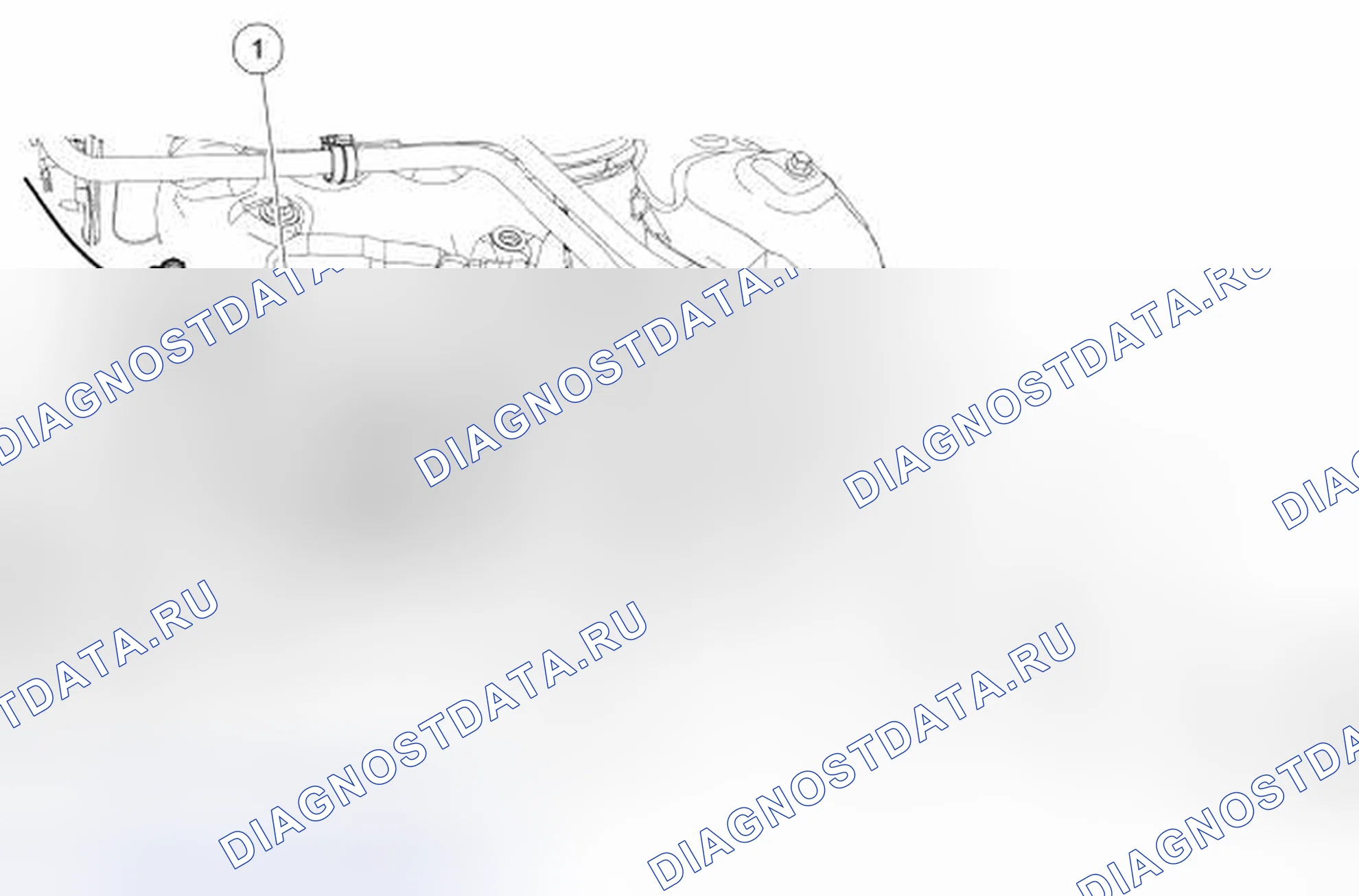 Рис. 54: Правый турбокомпрессор (вид 3 из 6). Hyundai Kona I рестайлинг