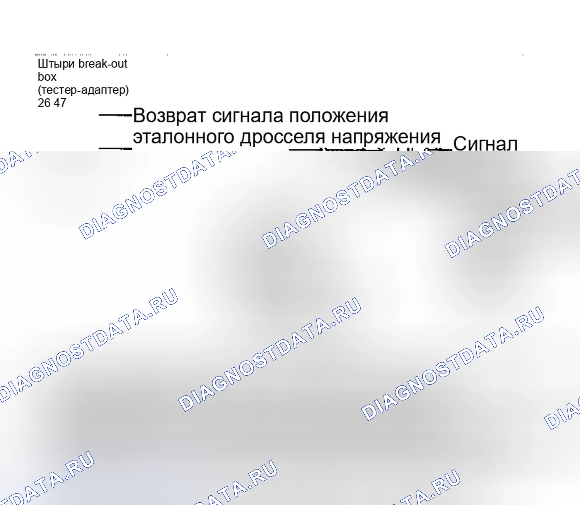 Рис. 34: Схема датчика положения дроссельной заслонки (датчик положения дроссельной заслонки). Mercury Marquis V