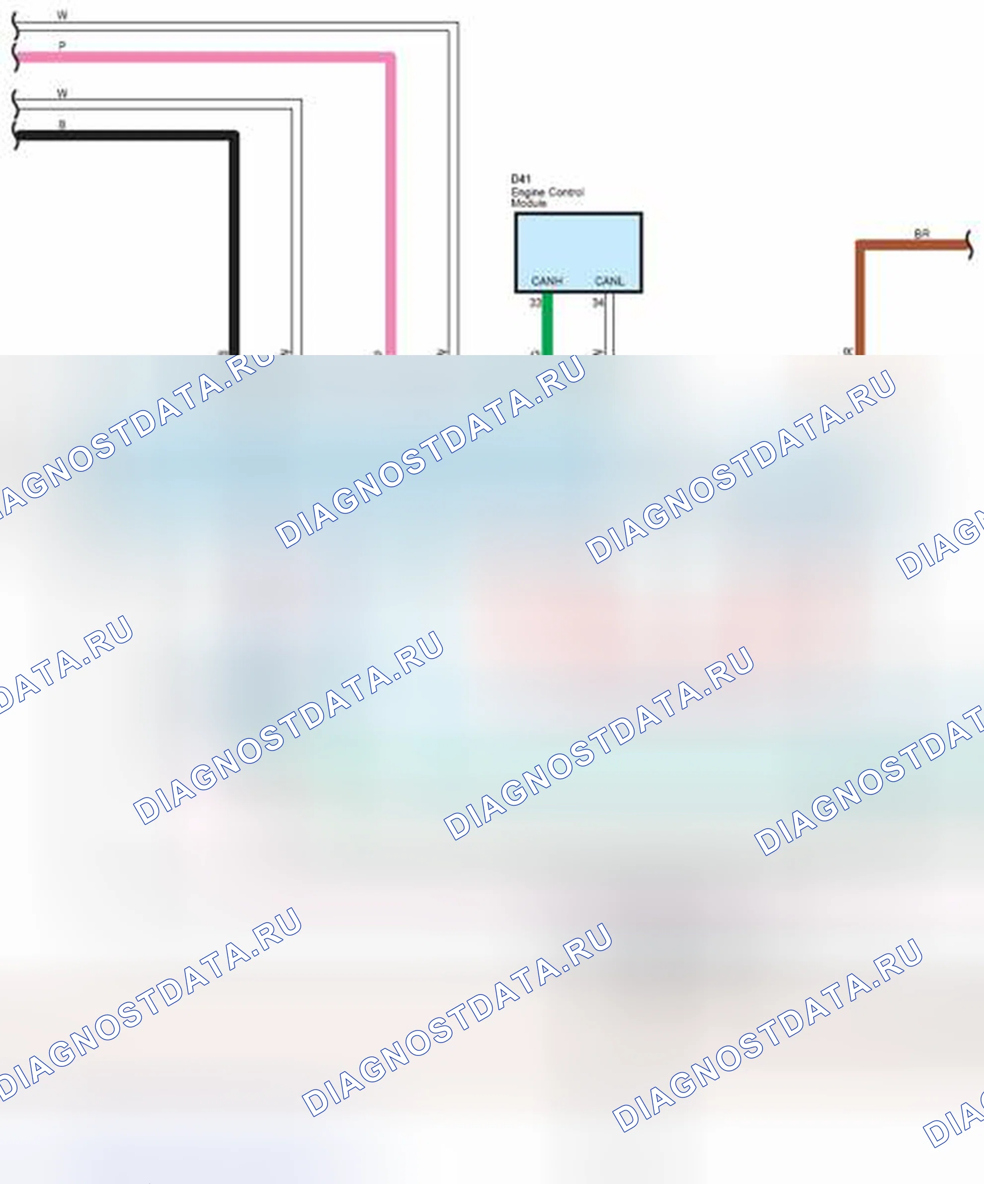 Рис. 181: Схема подключения систем ABS, TRAC и VSC (3 из 5). Toyota Avalon XX30