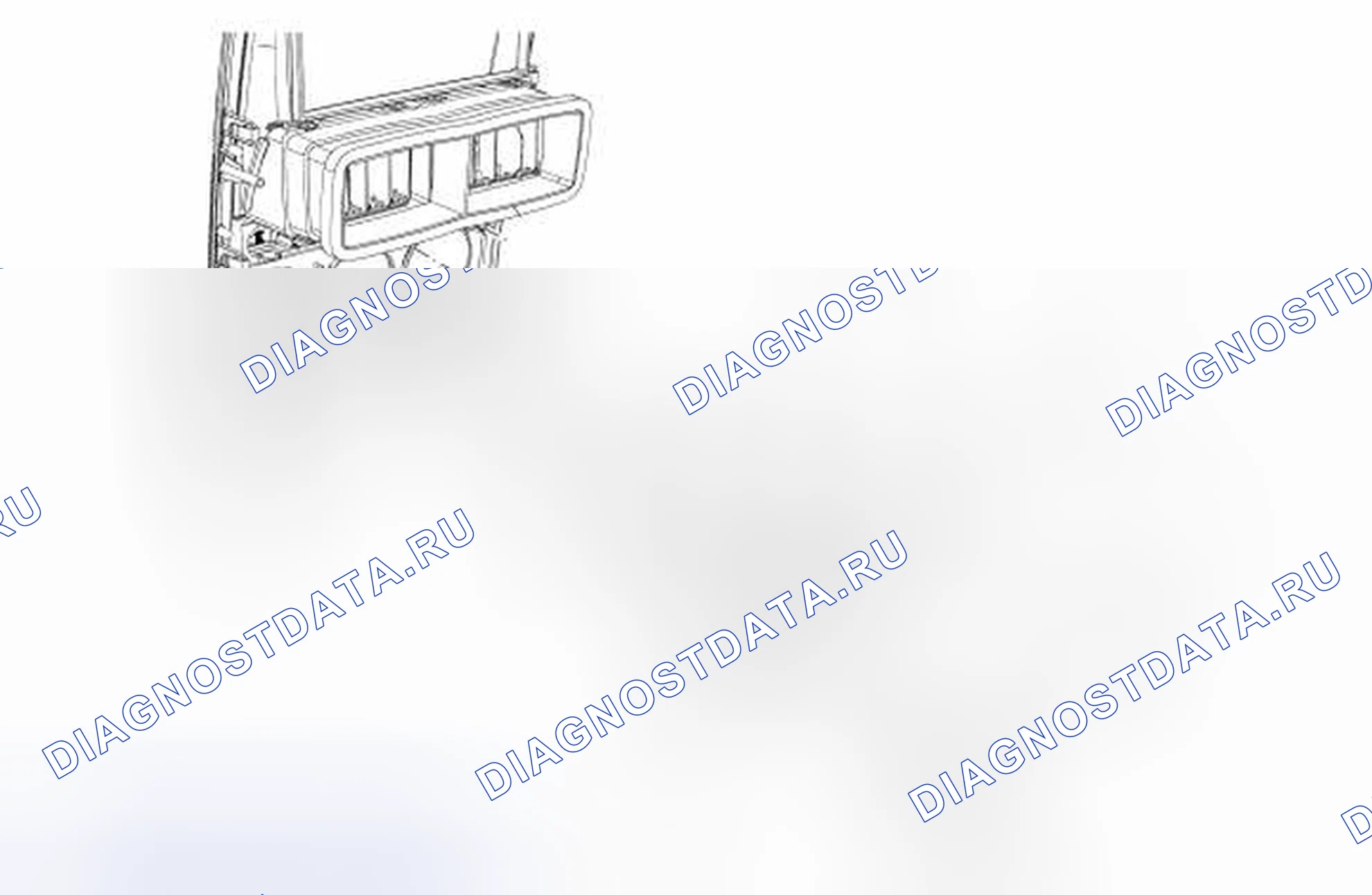 Рис. 20: Сборка климат-контроля. Hyundai Mufasa I