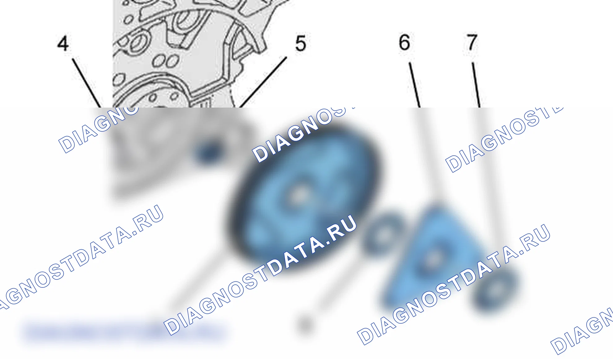 Снятие - Установка: сальники двигателя — b1cm06bd. Citroen C5 II