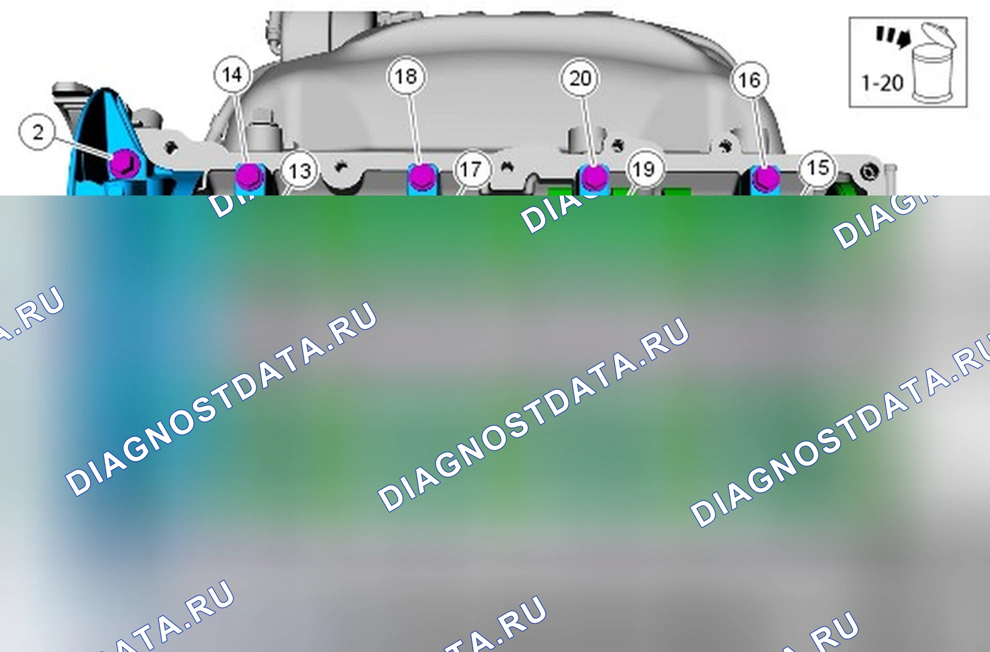 Разборка двигателя. Ford Kuga II