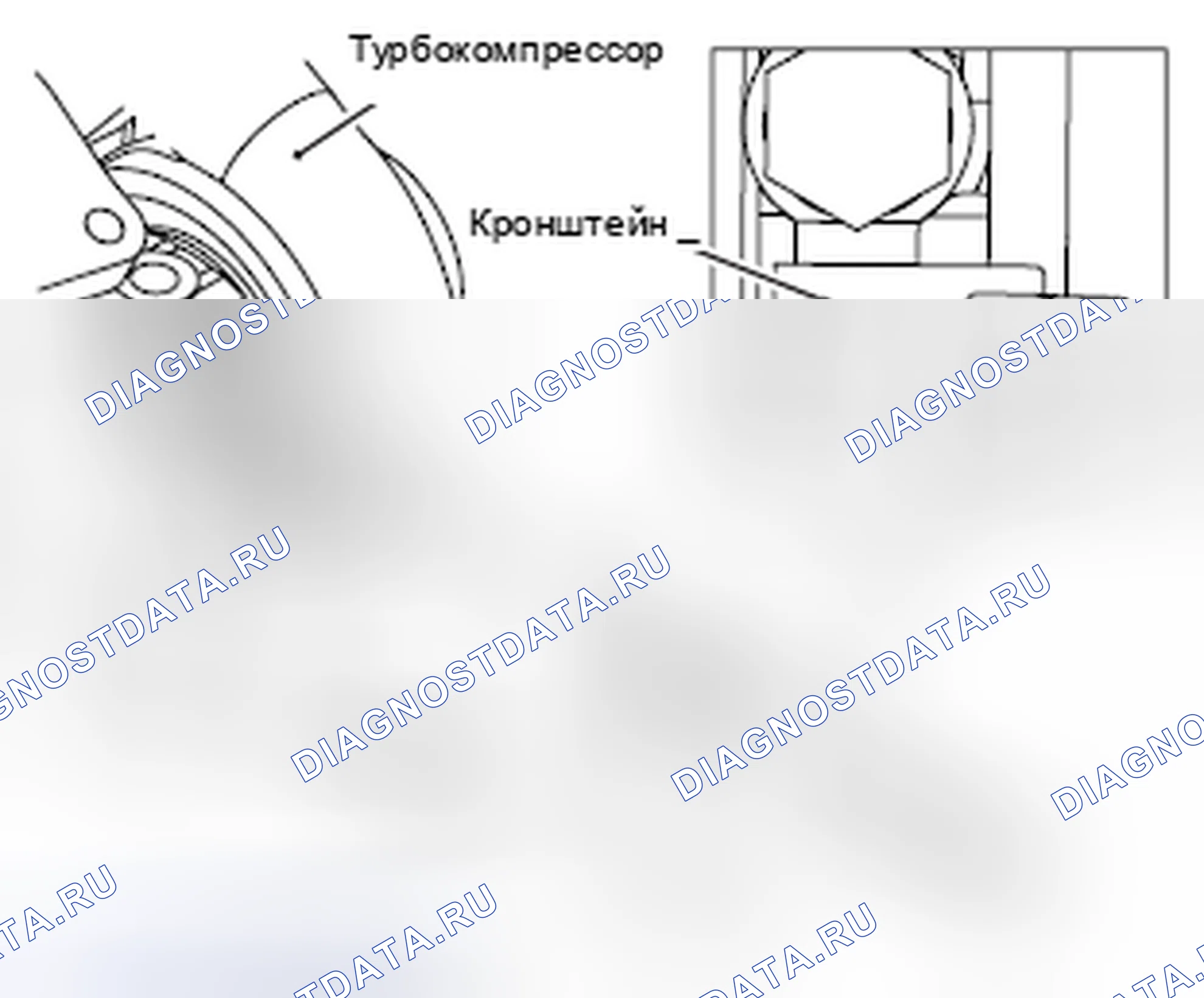 Рис. 530: > > B < < МОНТАЖ ВОДОПРОВОДНОЙ ТРУБЫ В. Mazda MX-5 NB