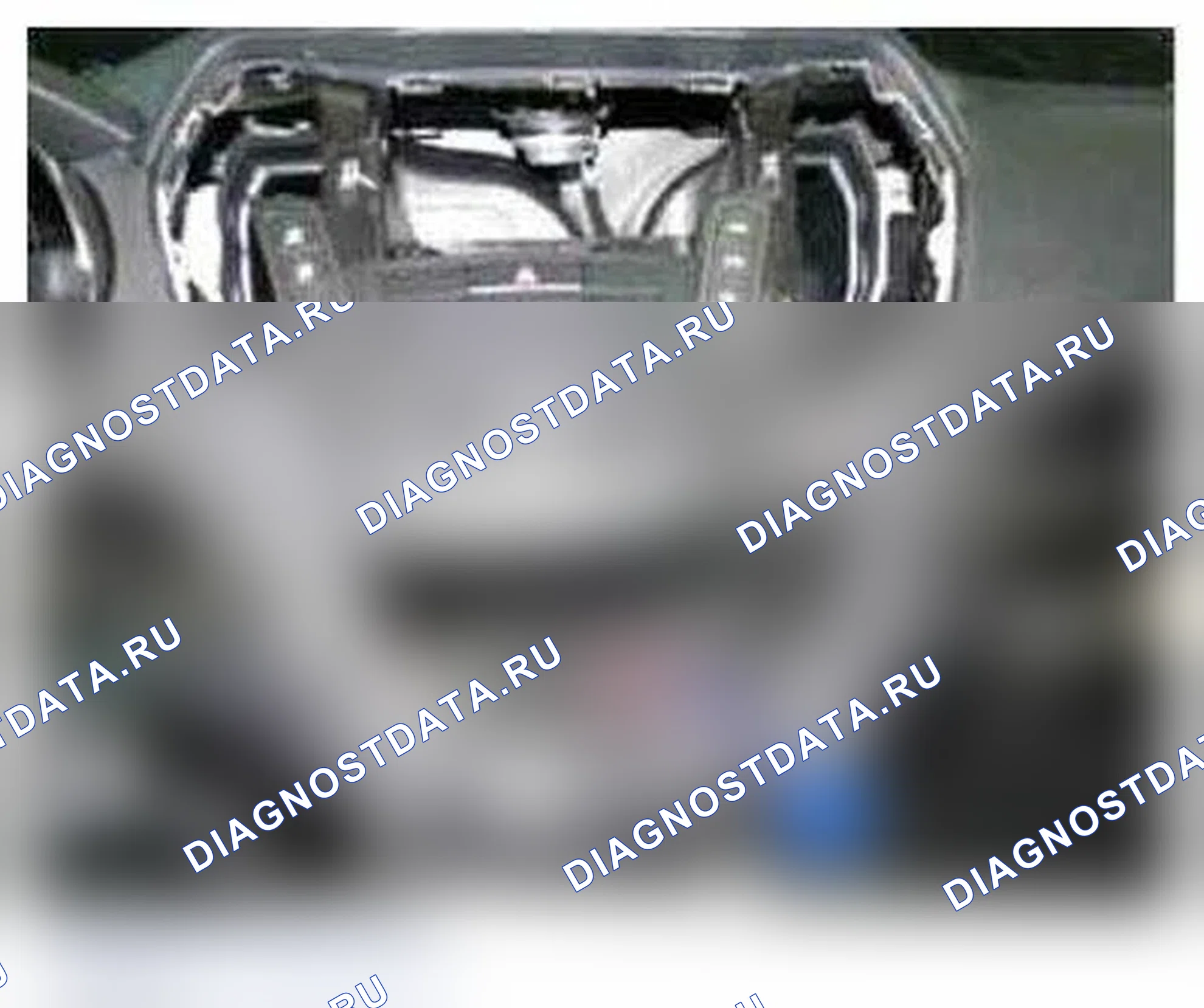 Рис. 198: Расположение компонентов. Hyundai Santa Fe III
