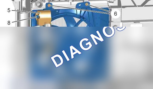 Снятие - установка: электровентилятор — b1gg15zd. Citroen C3 II