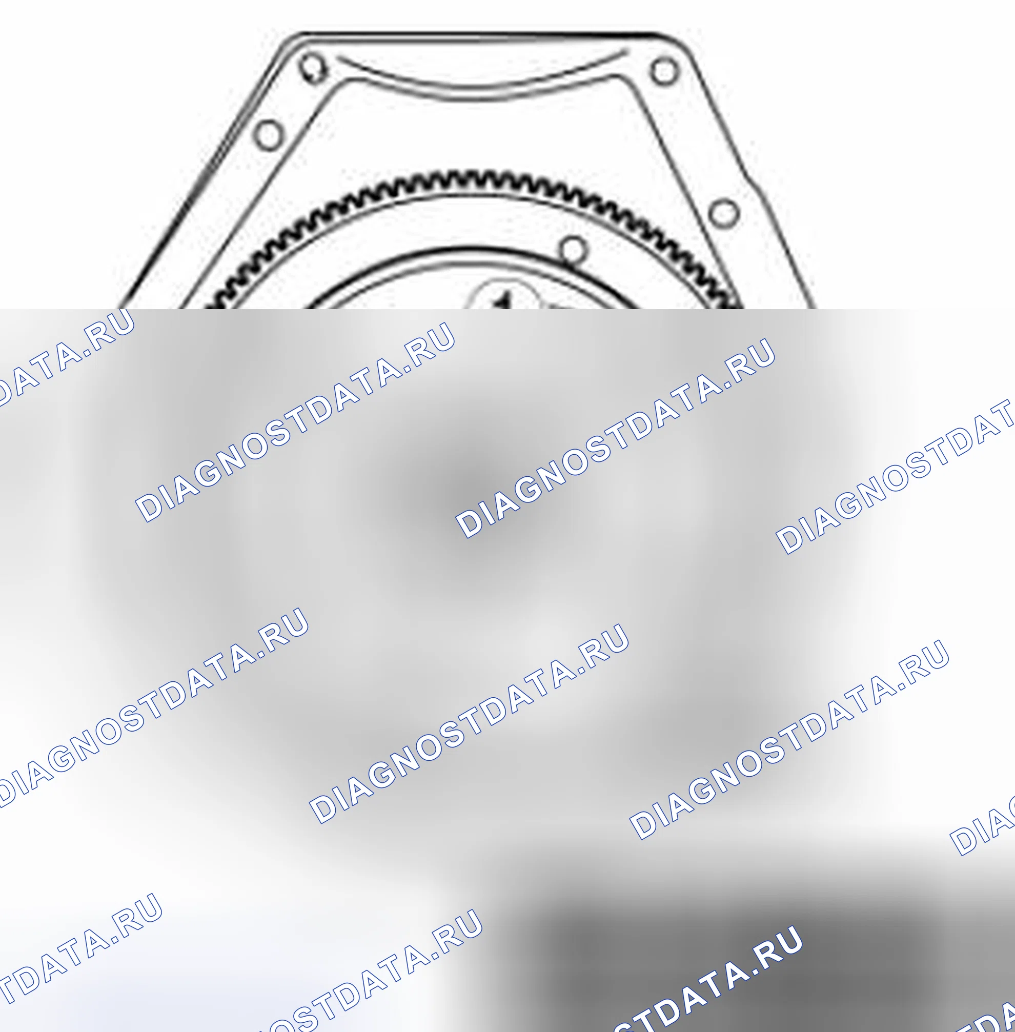 Рис. 425: Указание по демонтажу болтов установки приводной пластины. Mazda 3 BL рестайлинг