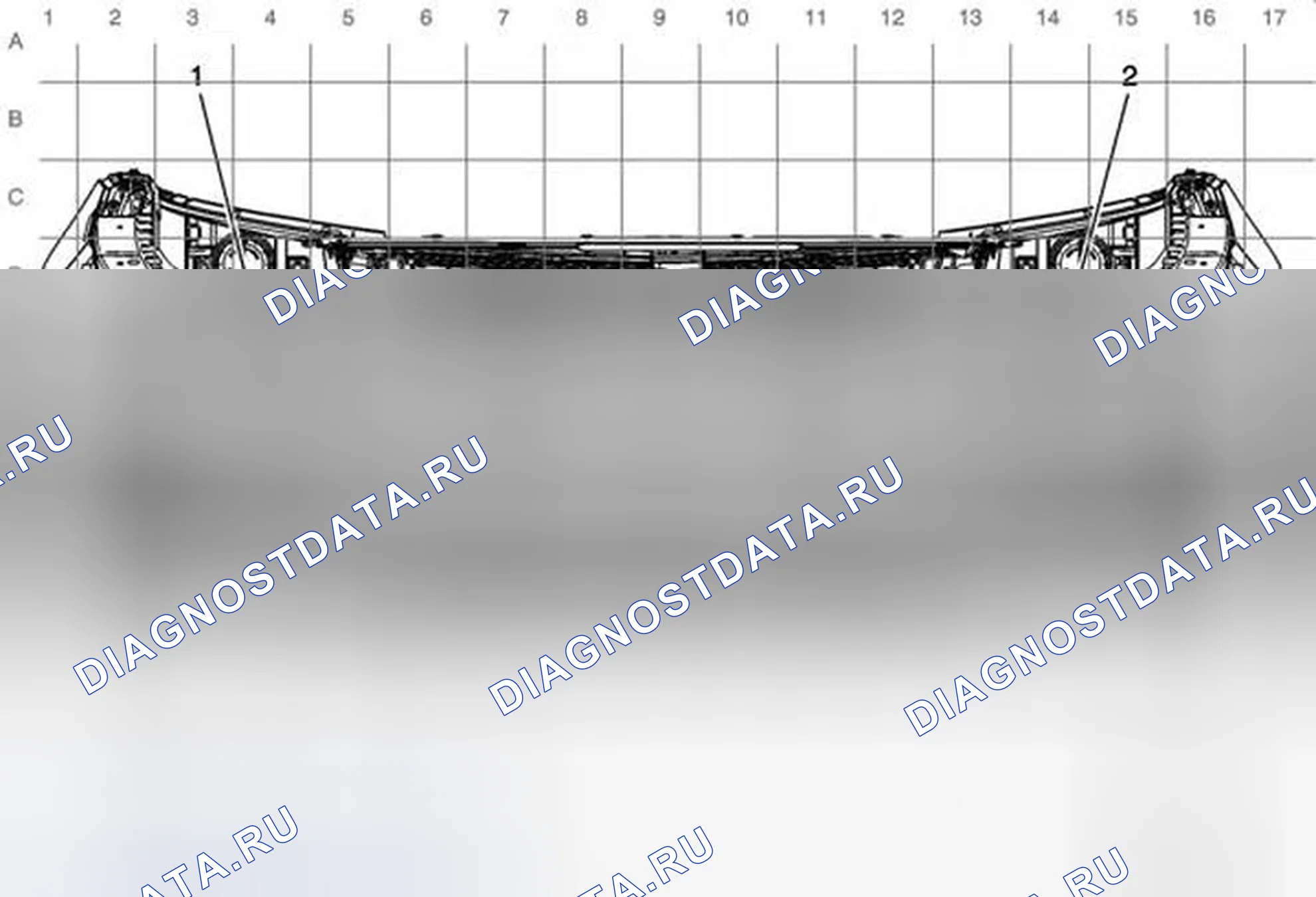 Рис. 147: Прокладка кабелей передней панели. Chevrolet Volt I