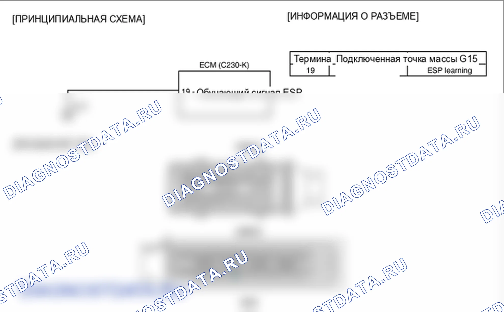 Фрагмент электросхемы: P1815. Hyundai Santa Fe CM