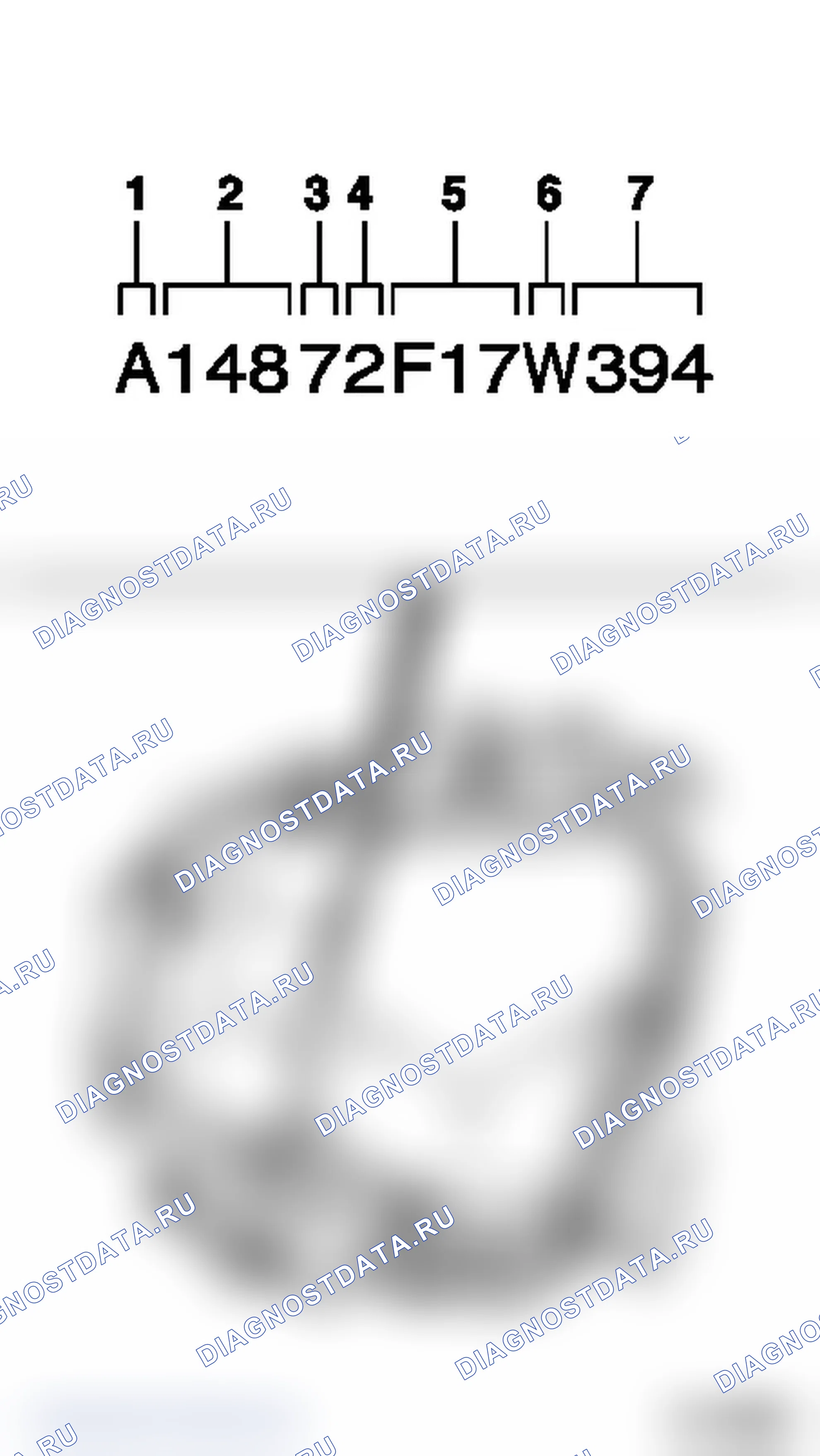 Маркировка коробки передач (F 17/F 17/+/F 23/F 35). Opel Zafira A рестайлинг