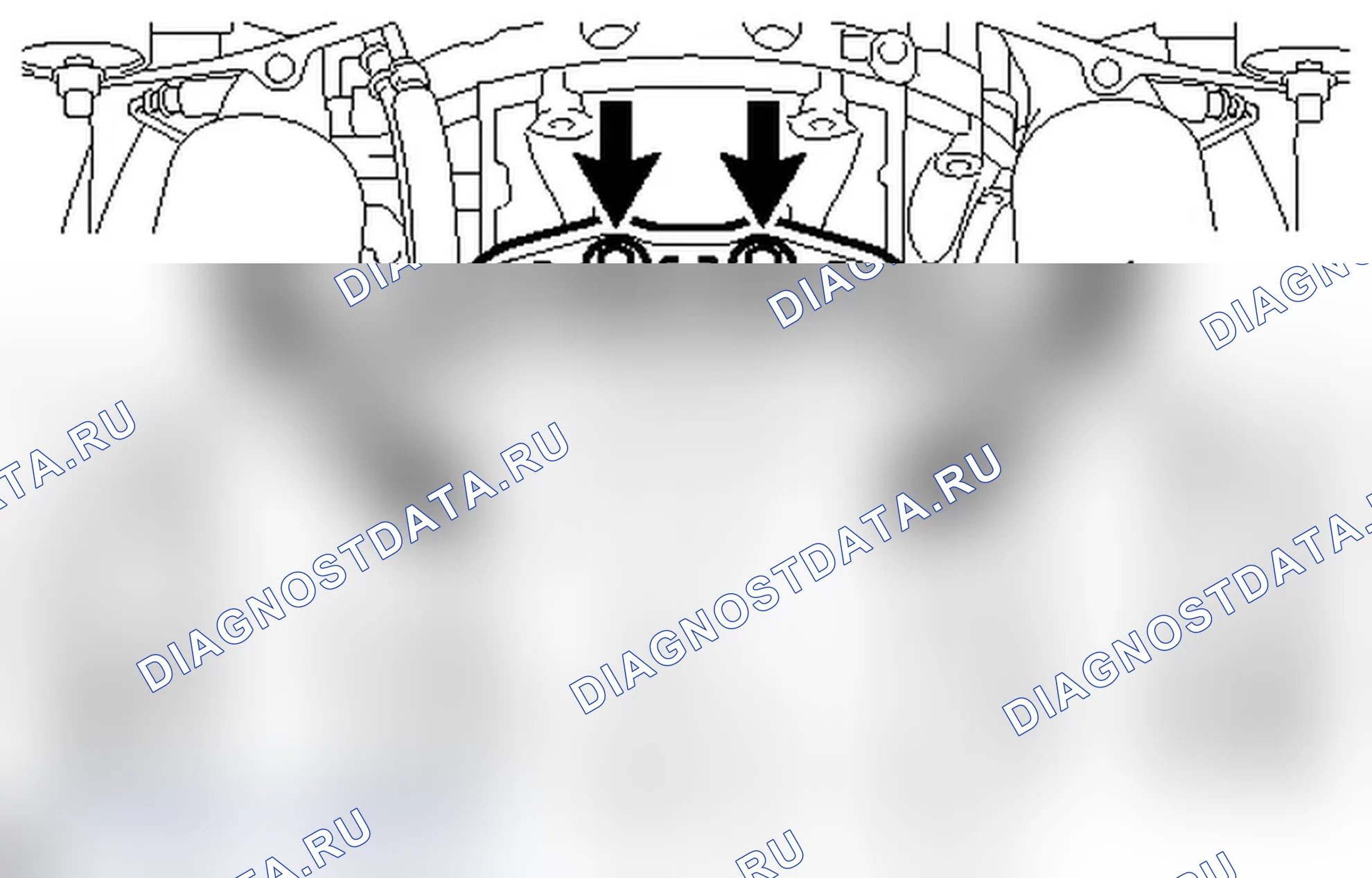 Рис. 64: ДЕМОНТАЖ. Lexus IS F I