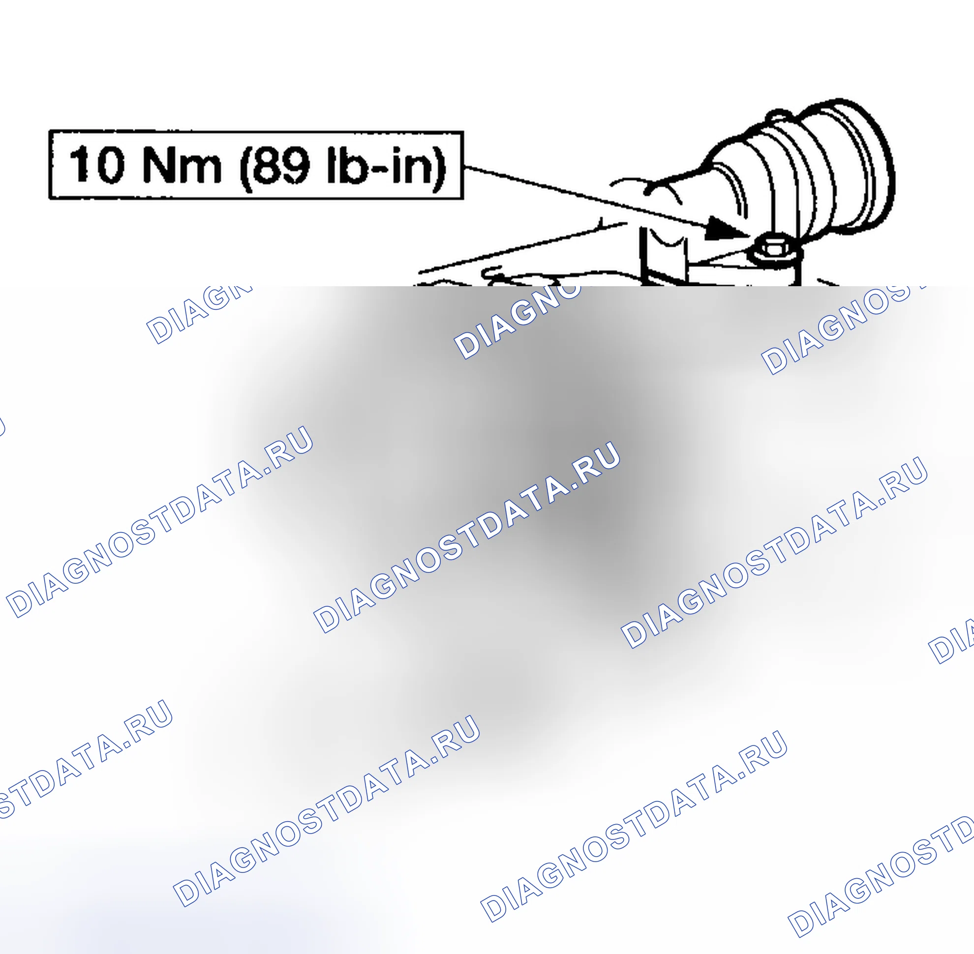 Рис. 135: Демонтаж и монтаж (4.2L). Ford Pickup F250 Super Duty I