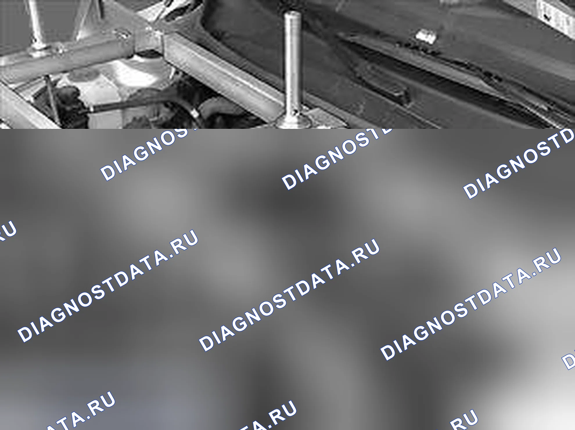 Рис. 1525: Опускание двигателя и коробки передач. Volvo S60 I рестайлинг